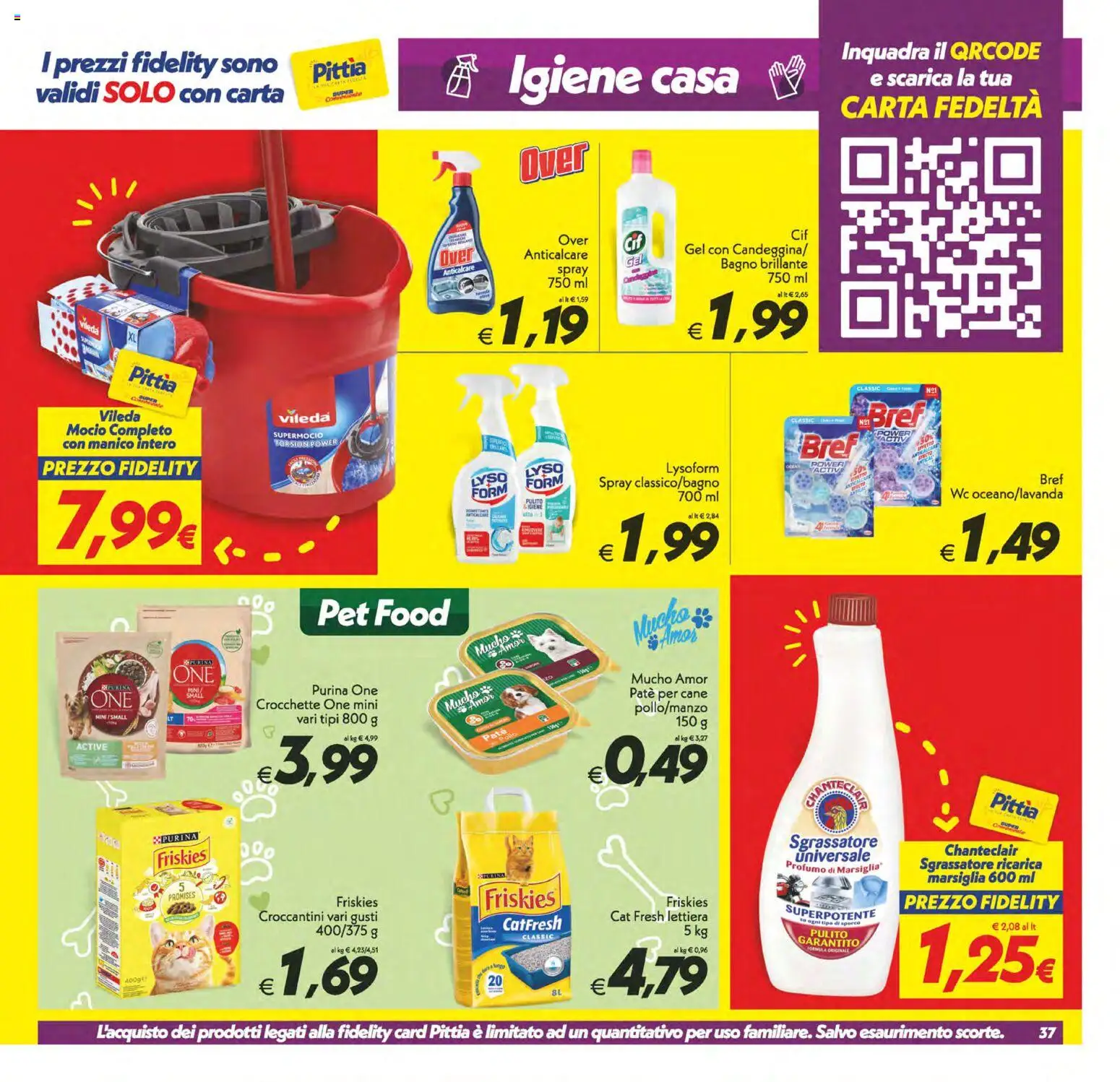 Volantino SuperConveniente del 27.11.2025 | Pagina: 37 | Prodotti: Mocio, Sgrassatore, The, Profumo