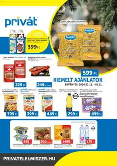 PRIVÁT Déli vármegyék - amely érvényes a következő dátumtól: 15.01.2026