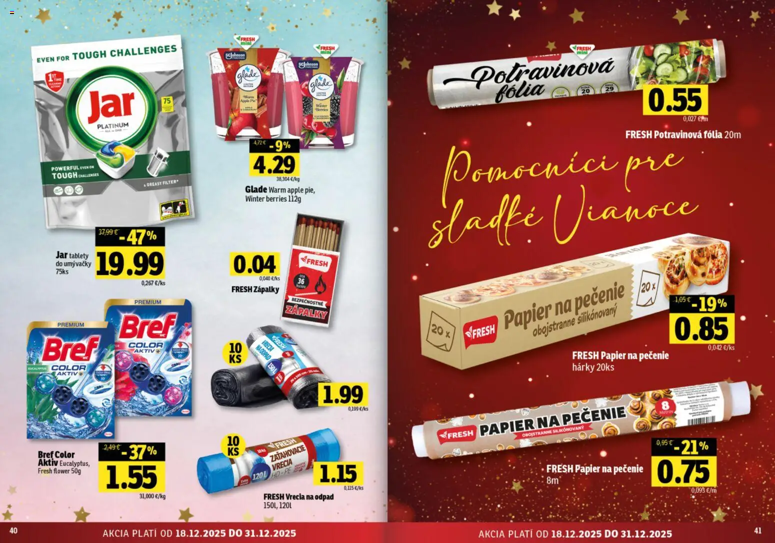 Nové Fresh akcie – leták je platný od 18.12.2025 | Strana: 21 | Produkty: Apple, Jar