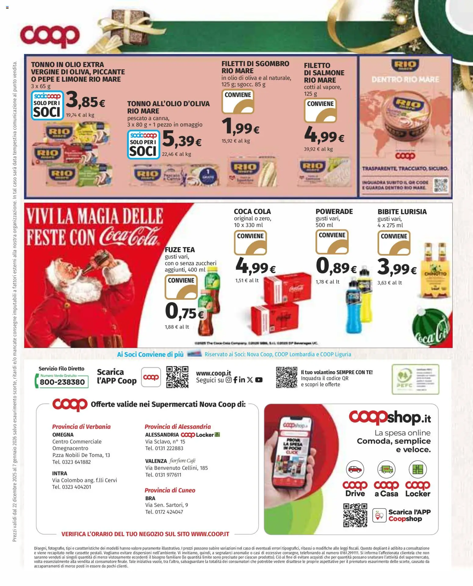 Volantino COOP del 22.12.2025 | Pagina: 34 | Prodotti: Salmone, Chinotto, Limone, Olio di Oliva