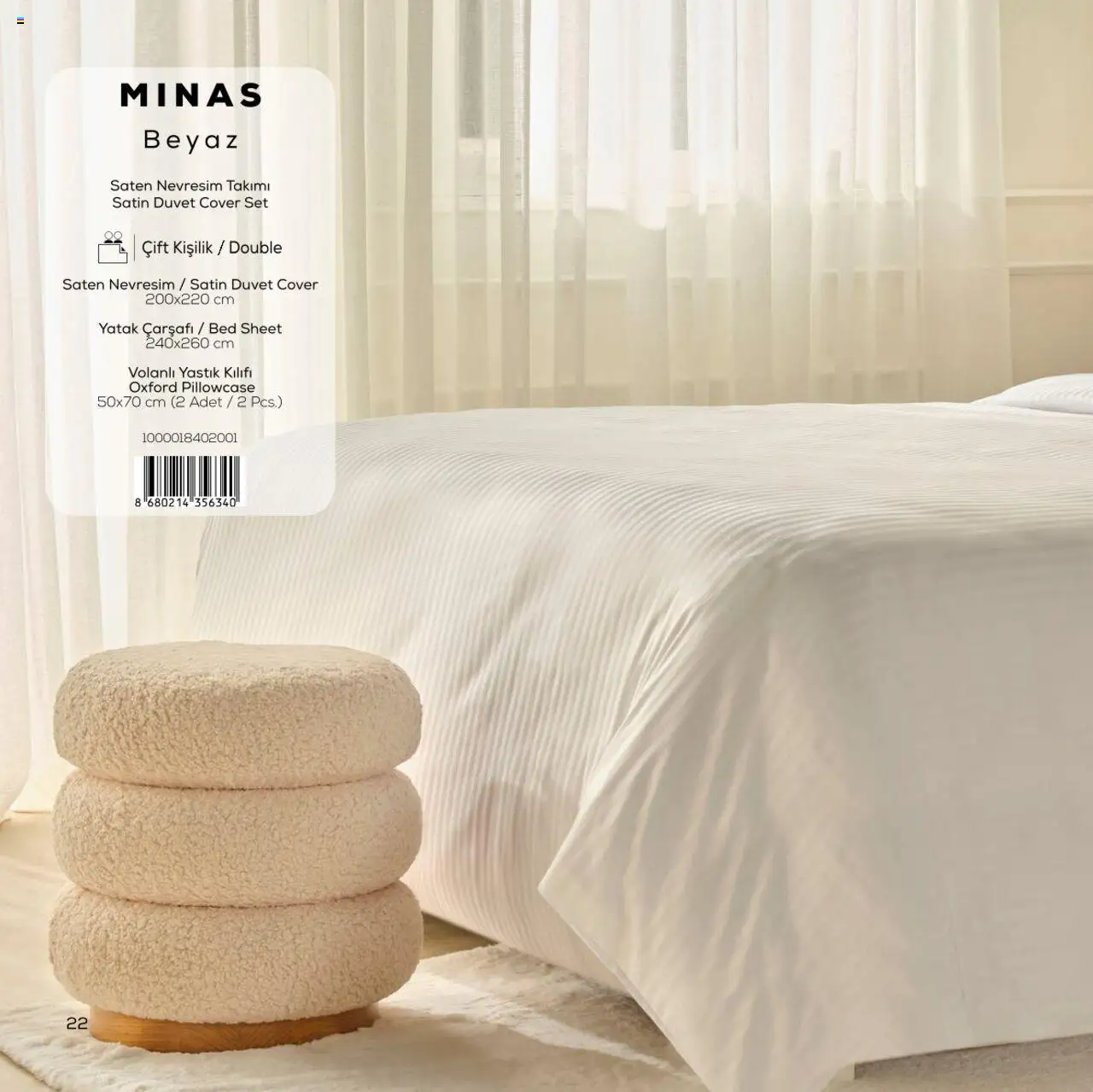 Karaca - Karaca Home - White Collection - 03.03.2025 tarihinden itibaren geçerlidir | Sayfa: 22 | Ürünler: Yatak, Yastık, Nevresim, Yastık kılıfı