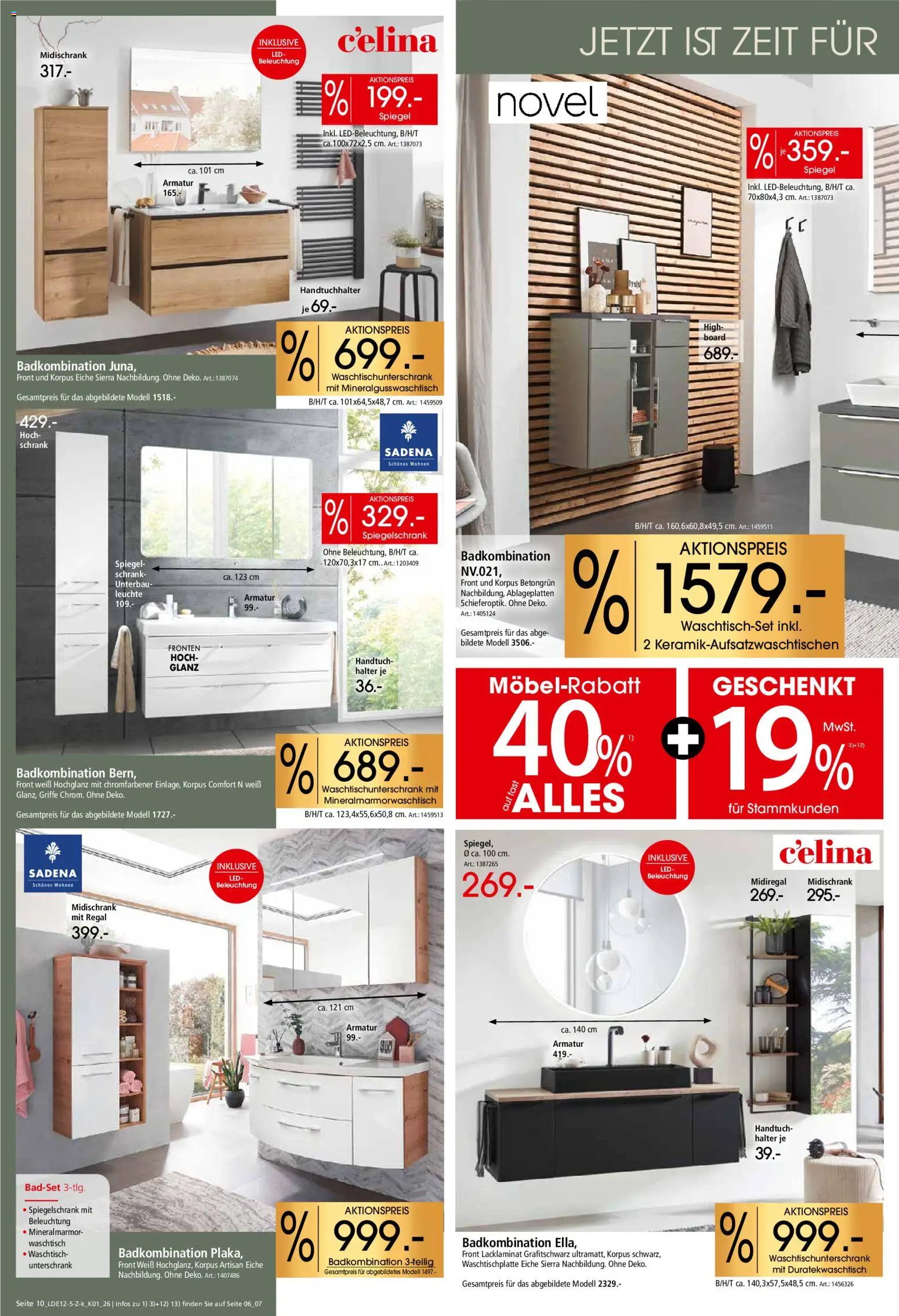 Zurbrüggen  Küchen-Spezial – gültig ab 13.12.2025 | Seite: 18 | Produkte: Schrank, Armatur, Spiegelschrank, Midischrank