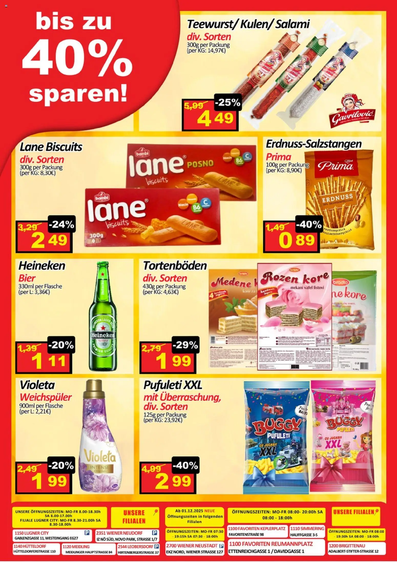 Wurstico Abholmarkt Flugblatt gültig ab 19.03.2026 | Seite: 8 | Produkte: Salami, Bier, Weichspüler