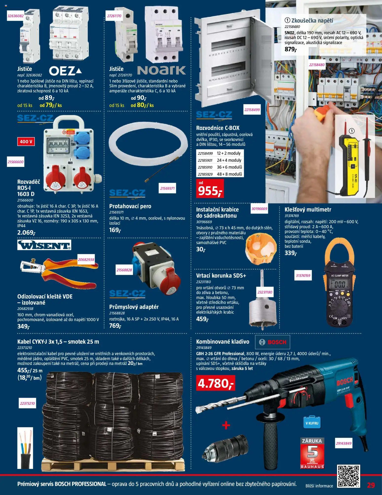 Bauhaus leták od 06.03.2026 | Strana: 29 | Produkty: Pero, Adaptér, Kladivo, Zásuvka