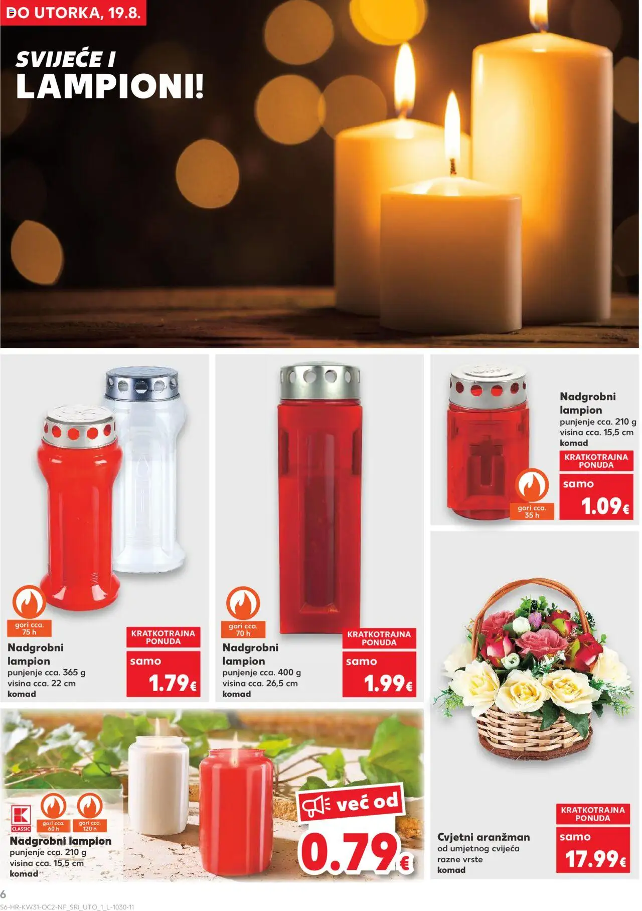 Kaufland katalog | vrijedi od 30.07.2025 | Stranica: 6 | Proizvodi: Lampion