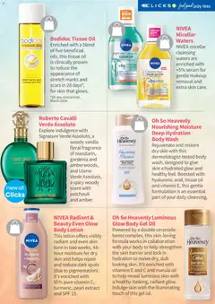 Clicks specials catalogue – valid from 01.04.2026 | Page: 63 | Products: Tissue oil, Lock, Fragrance, Micellar water
