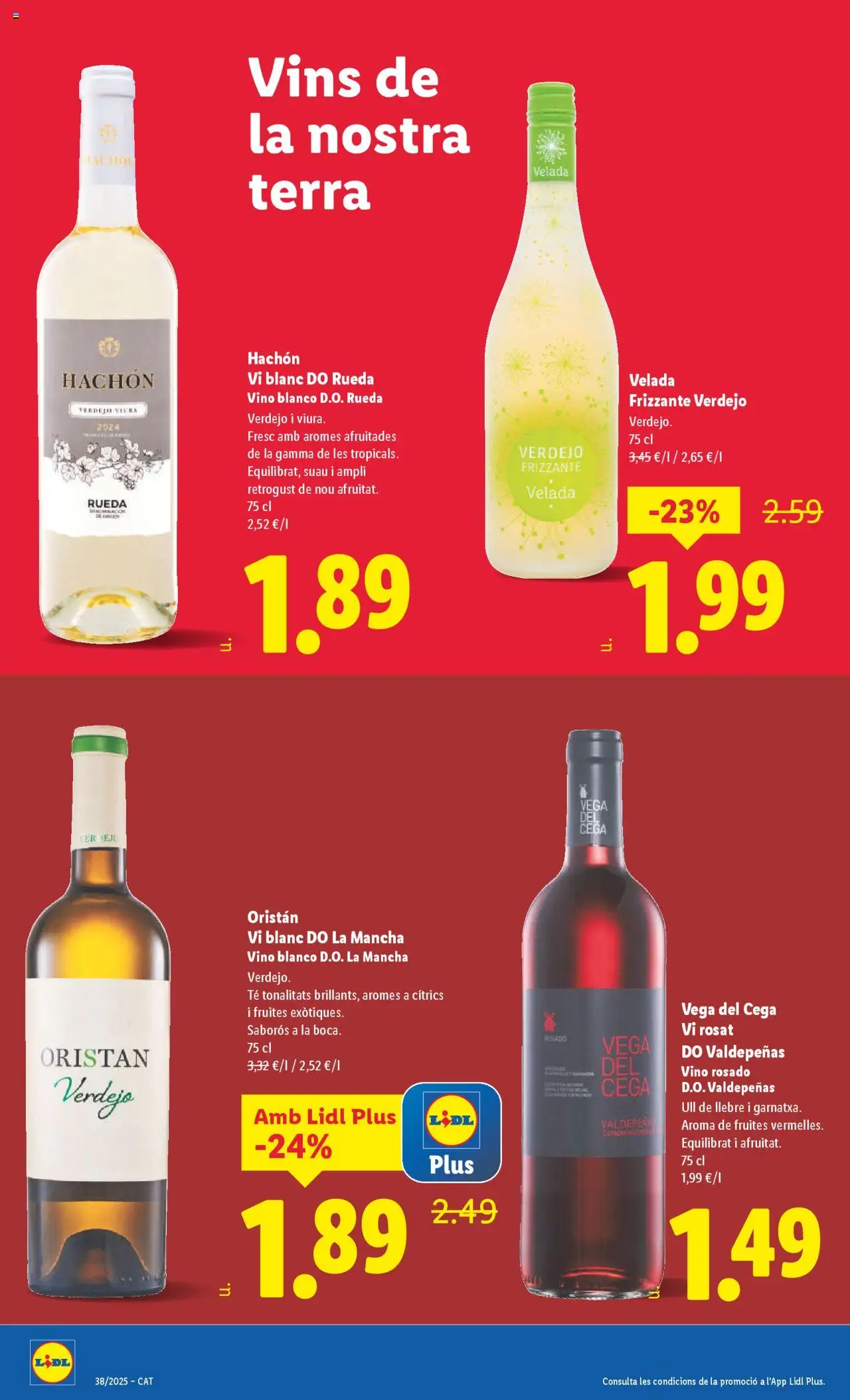 Lidl folleto │ válido desde el 15.09.2025 | Página: 14 | Productos: Vino rosado, Vino, Té