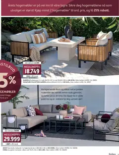 Forhåndsvisning av Bohus kundeavis gyldig fra 09.02.2026 | Side: 21 | Produkter: Sofa, Stol, Hagemøbler