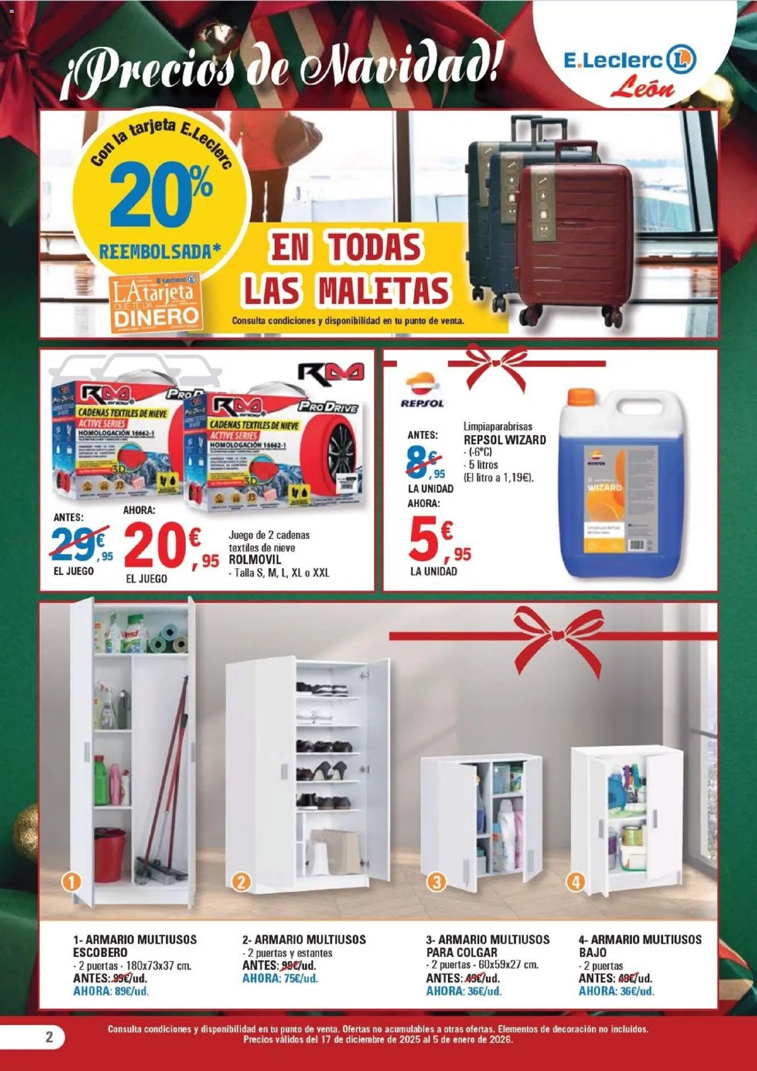 E.Leclerc folleto │ válido desde el 17.12.2025 | Página: 2 | Productos: Armario