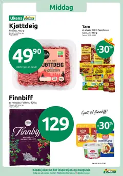 Forhåndsvisning av Joker kundeavis gyldig fra 04.11.2025 | Side: 12 | Produkter: Fisk, Віник, Kjøttdeig, Кутник штукатурний