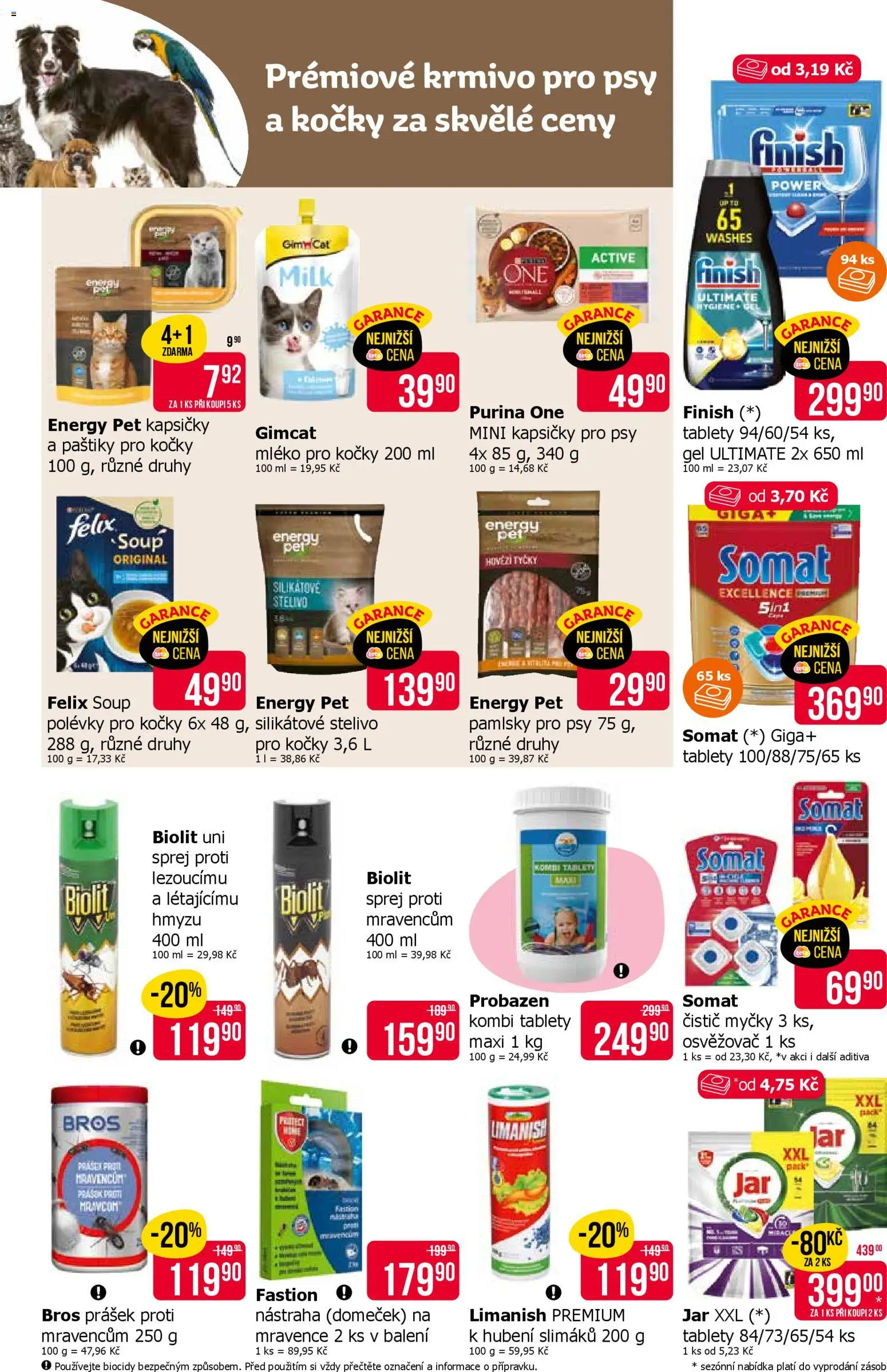 TETA Drogerie leták od 23.04.2026 | Strana: 18 | Produkty: Finish, Čistič myčky, Purina, Somat