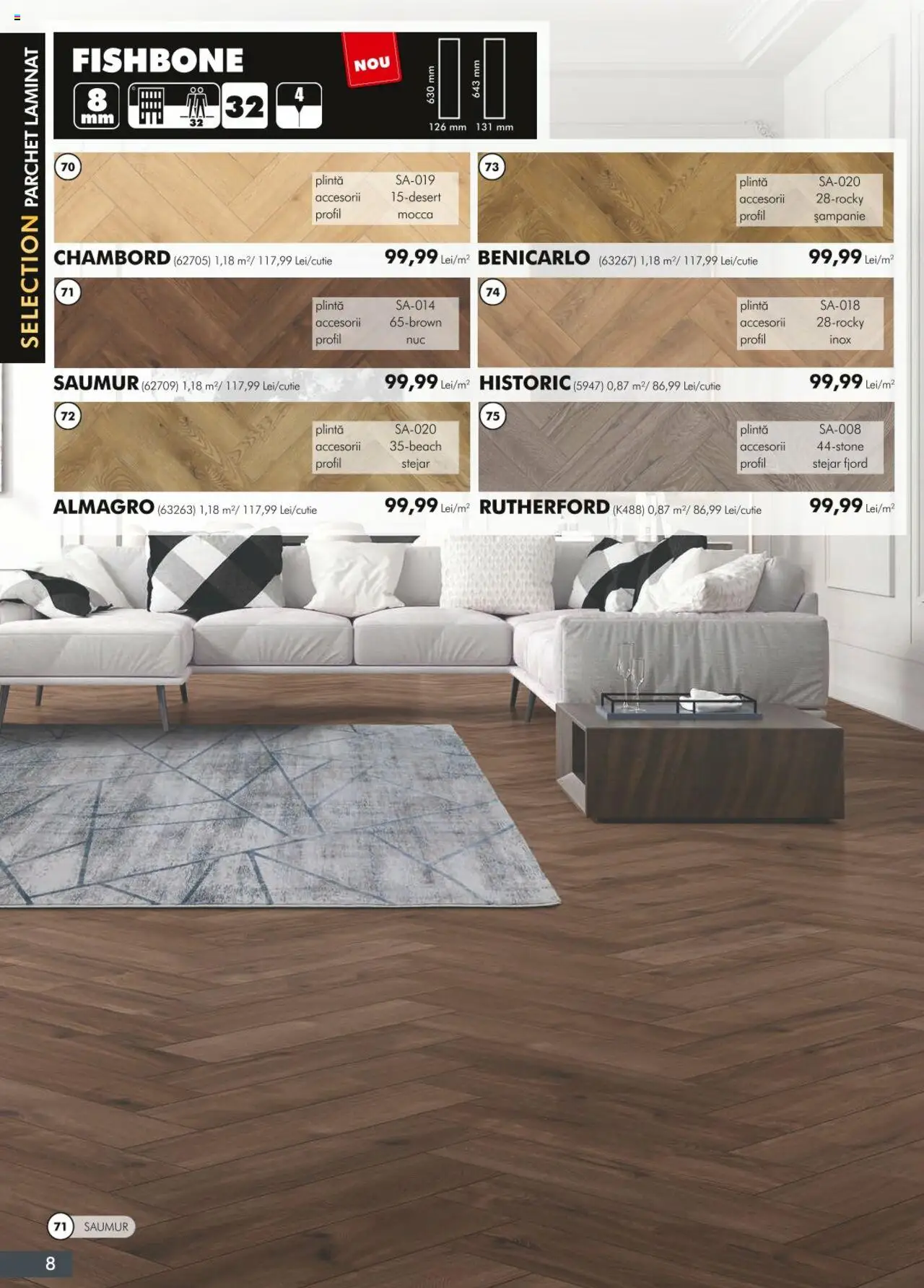Noul catalog Diego – valabil de la 01.04.2024 | Pagină: 8 | Produse: Parchet