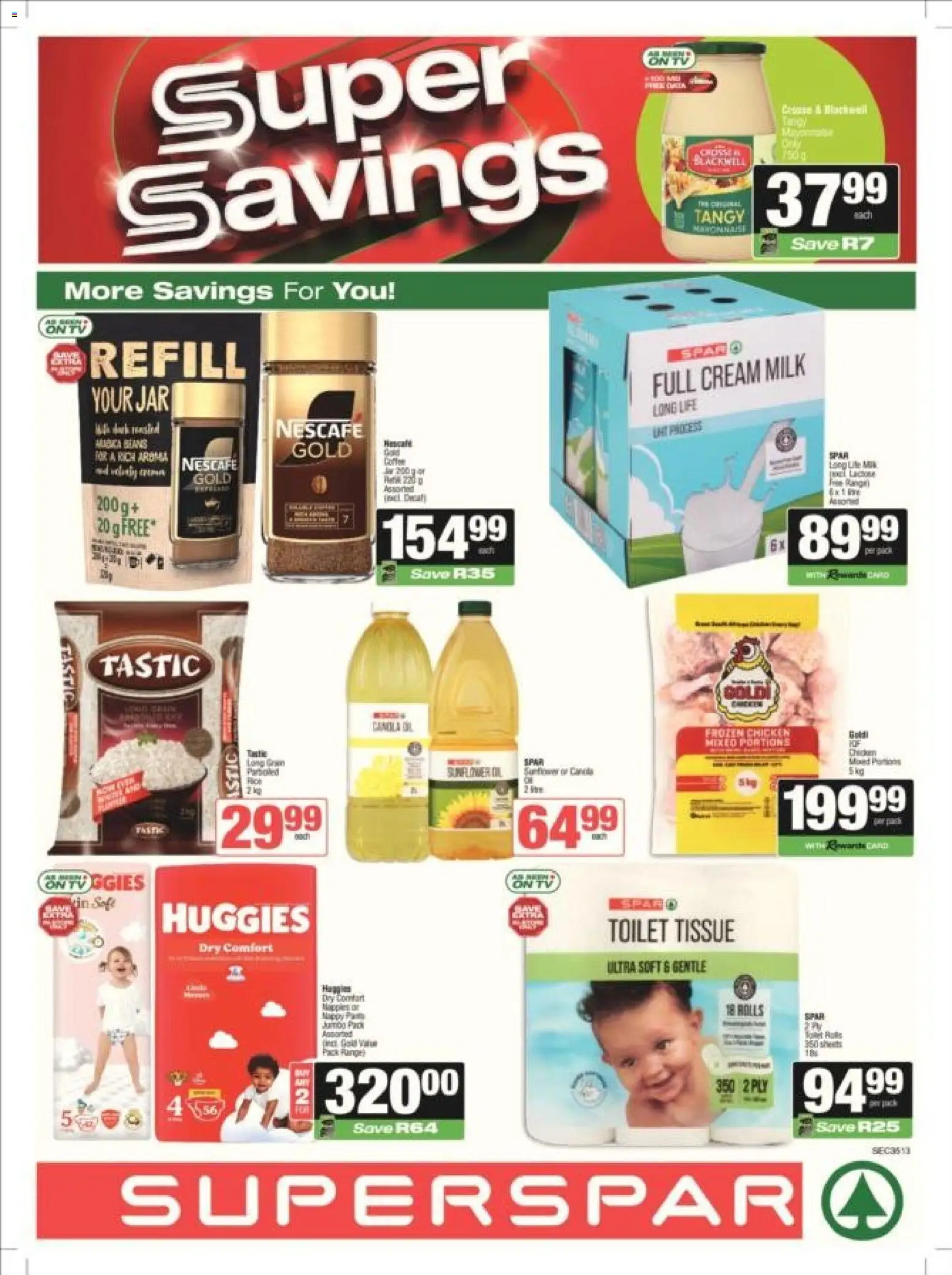 New Superspar catalogue – valid from 23.02.2026 | Page: 4 | Products: Toilet, Milk, Chicken, Cream