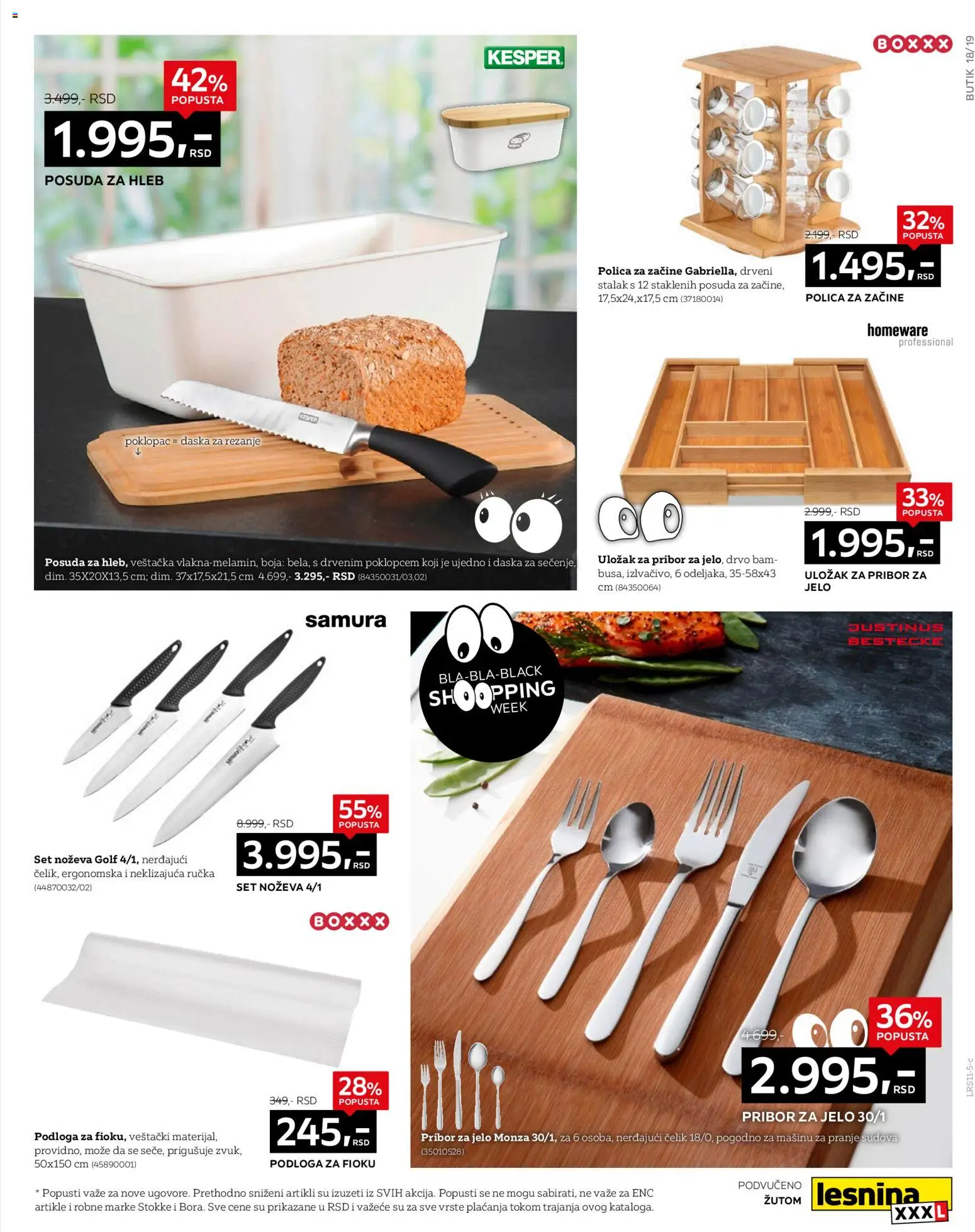 Lesnina XXXL katalog - važi od 21.11.2025 | Strana: 19 | Proizvode: Polica, Hleb