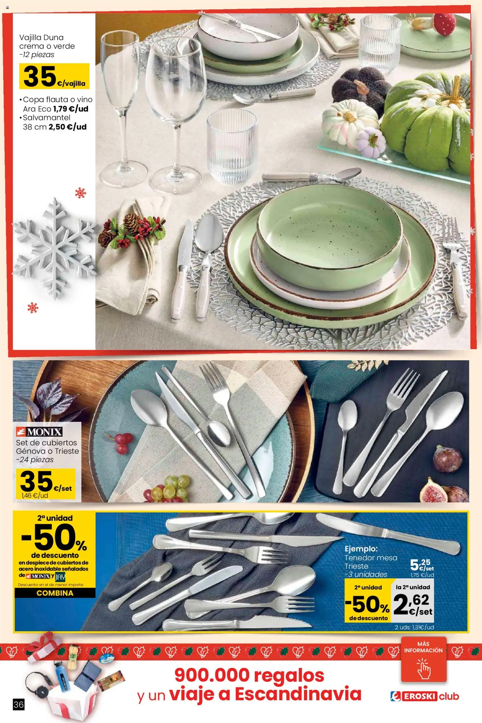 Eroski - Regalos │ válido desde el 02.12.2025 | Página: 36 | Productos: Vino, Crema, Βρεφικό κρεβάτι