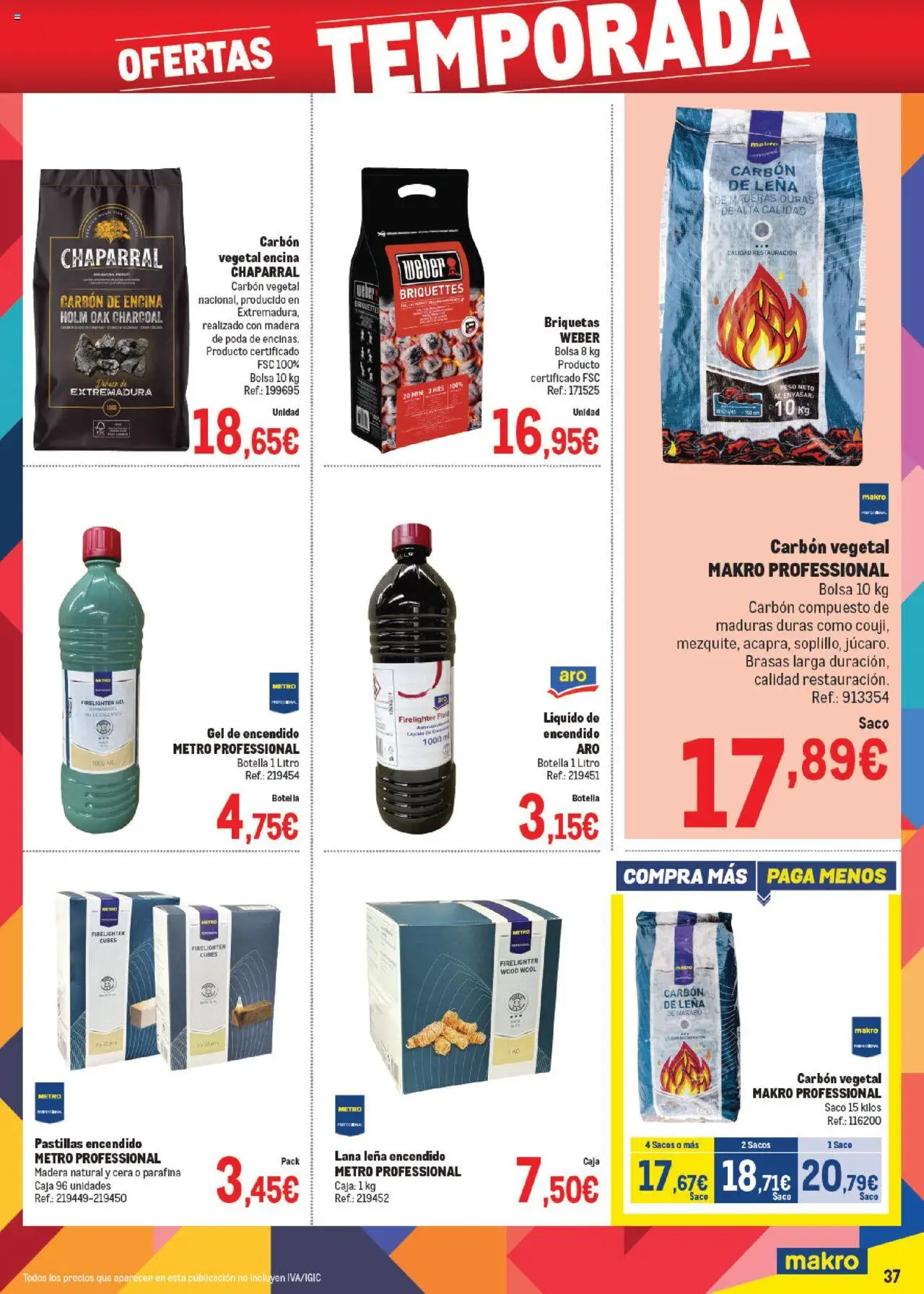 Makro - Precios Canarias │ válido desde el 06.10.2025 | Página: 37 | Productos: Bolsa, Peso, Caja
