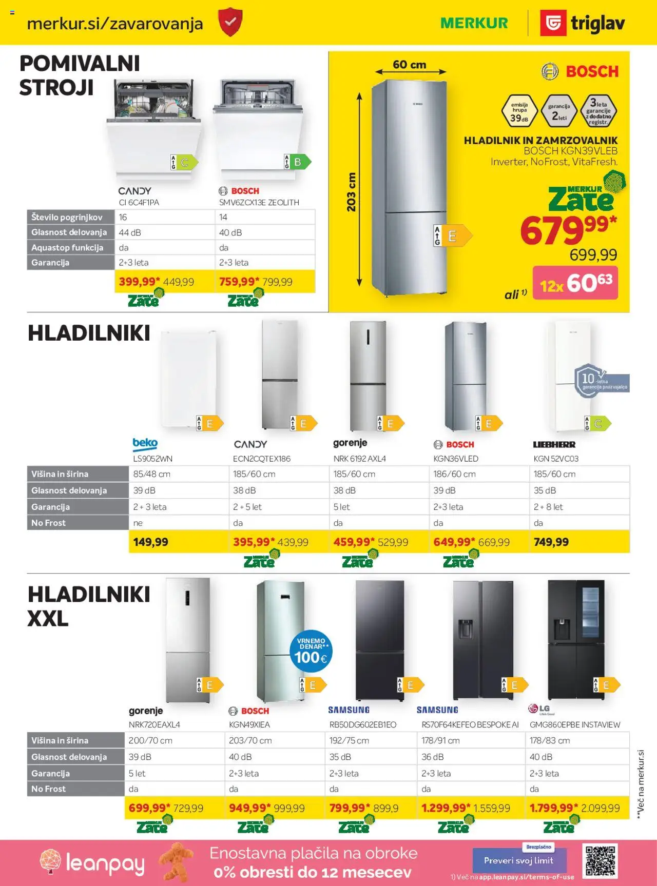 Merkur katalog │ velja od 06.08.2025 | Stran: 19 | Izdelki: Hladilnik, Zamrzovalnik