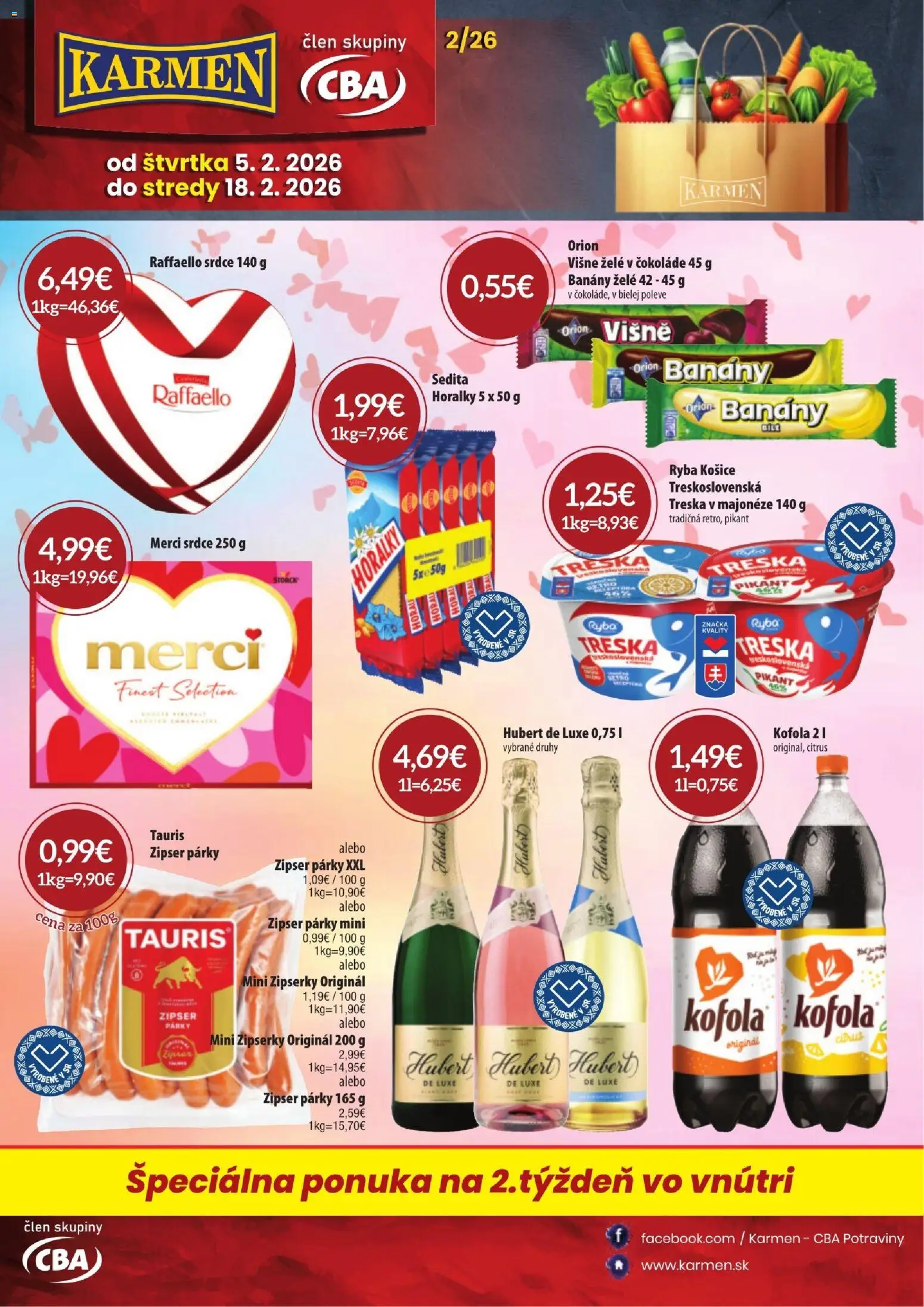 Nové KARMEN CBA akcie – leták je platný od 05.02.2026 | Strana: 1