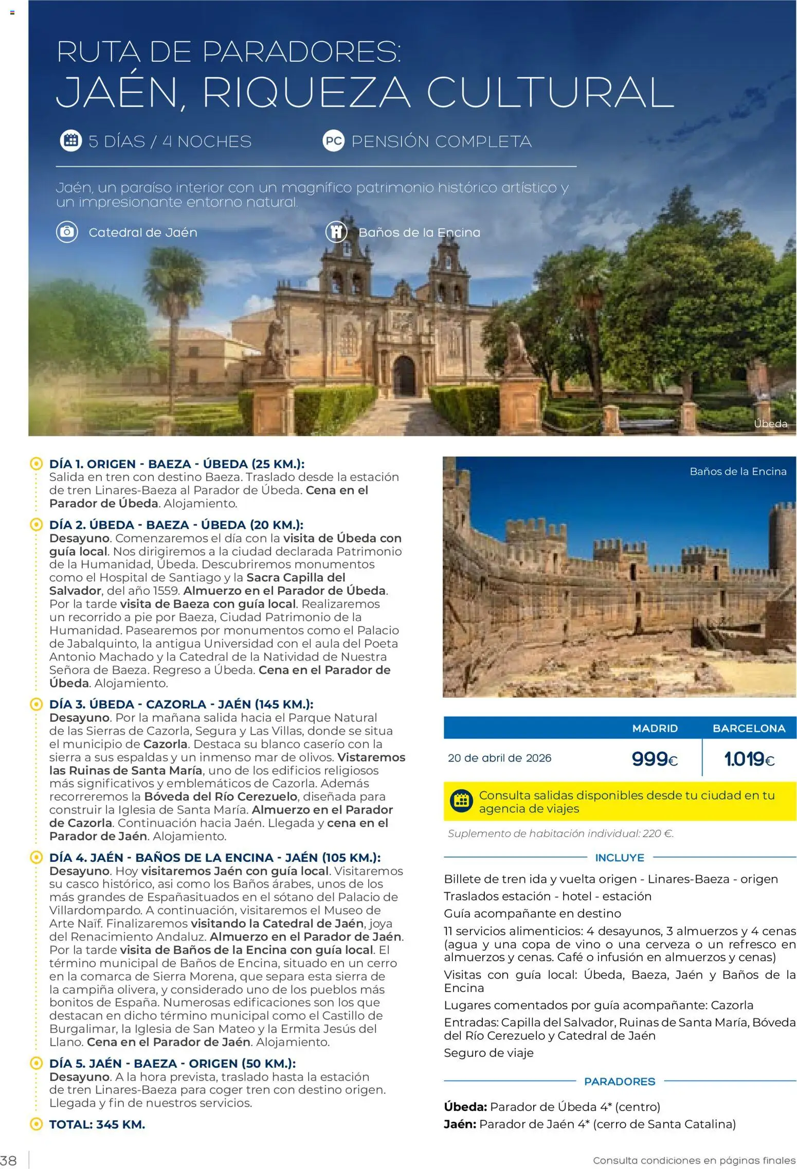 Viajes El Corte Inglés Vacaciones Económicas │ válido desde el 22.10.2025 | Página: 38 | Productos: Café, Vino, Cerveza