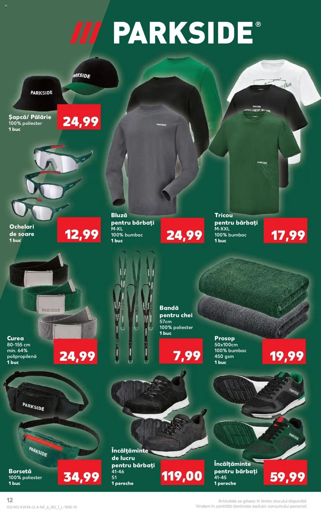 Catalog Kaufland - Brașov – valabil de la 20.08.2025 | Pagină: 12 | Produse: Curea, Kestane, Bornoz takımı, Tricou