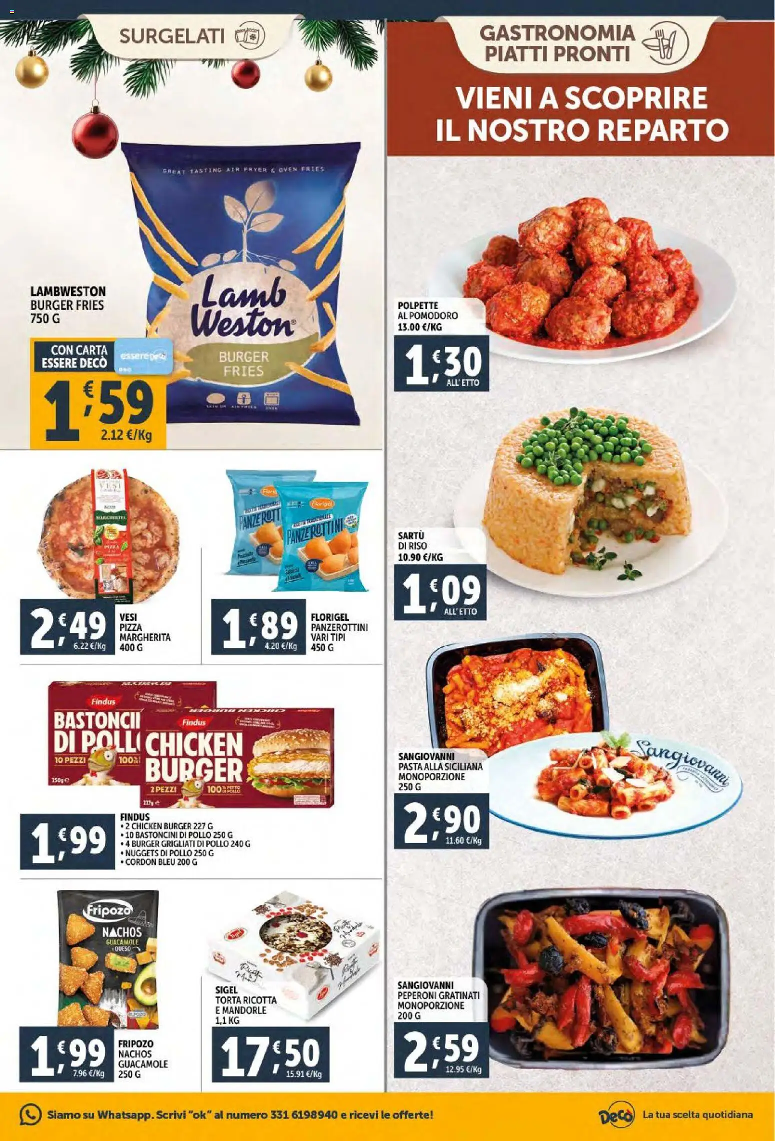 Volantino Decò del 02.12.2025 | Pagina: 17 | Prodotti: Pizza, Riso, Pasta, Ricotta