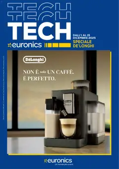 Anteprima del volantino Euronics De'Longhi II catalogo valido a partire dal 01.12.2025