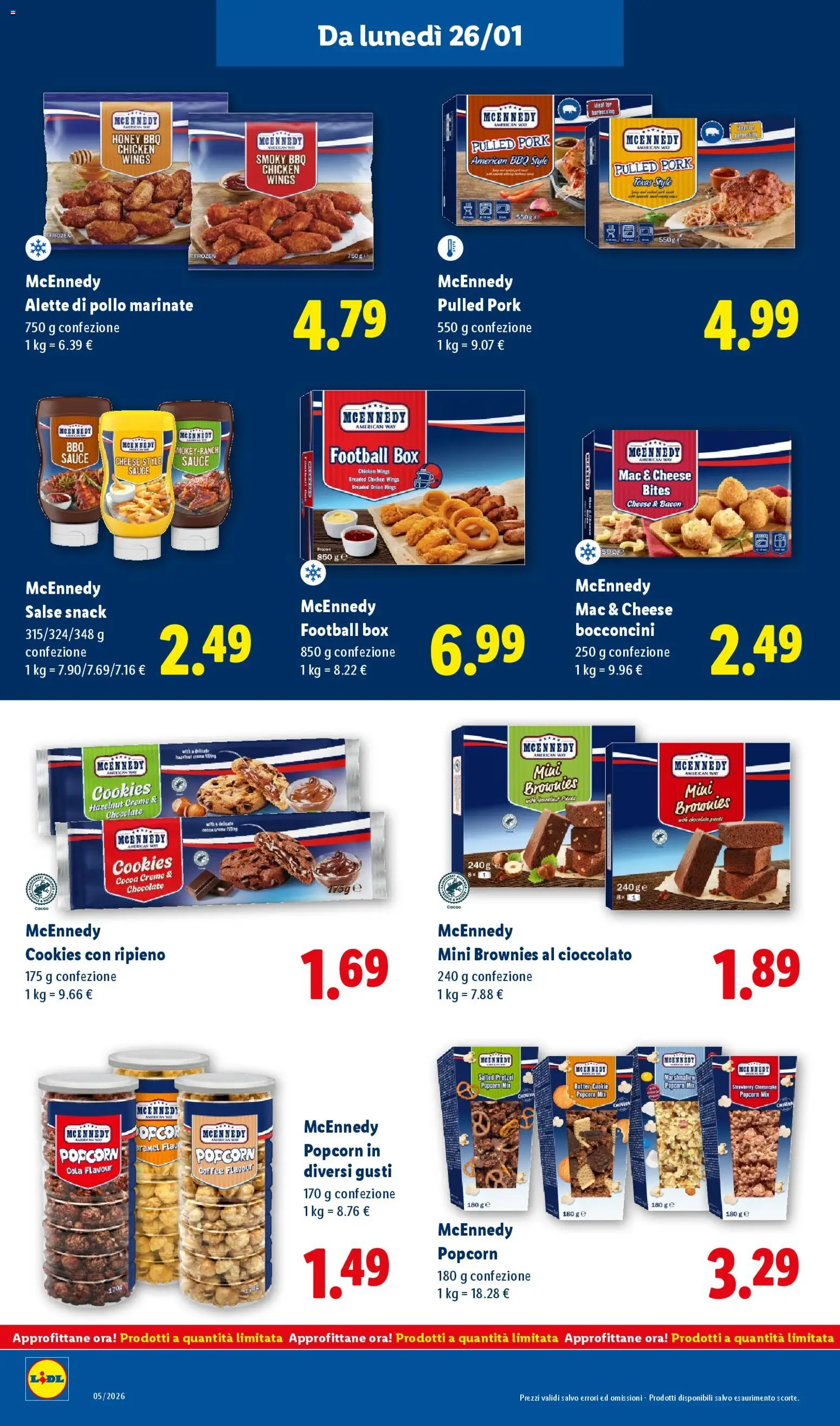 Volantino Lidl del 26.01.2026 | Pagina: 22 | Prodotti: Cioccolato, Pollo, Cacao