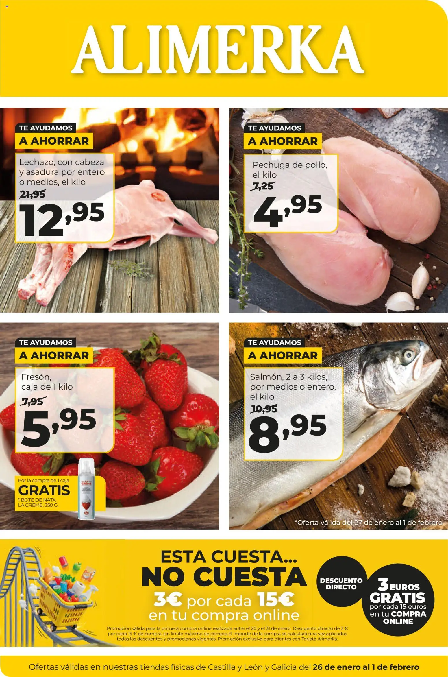 Alimerka folleto Castilla y León │ válido desde el 26.01.2026 | Página: 1 | Productos: Té, Caja