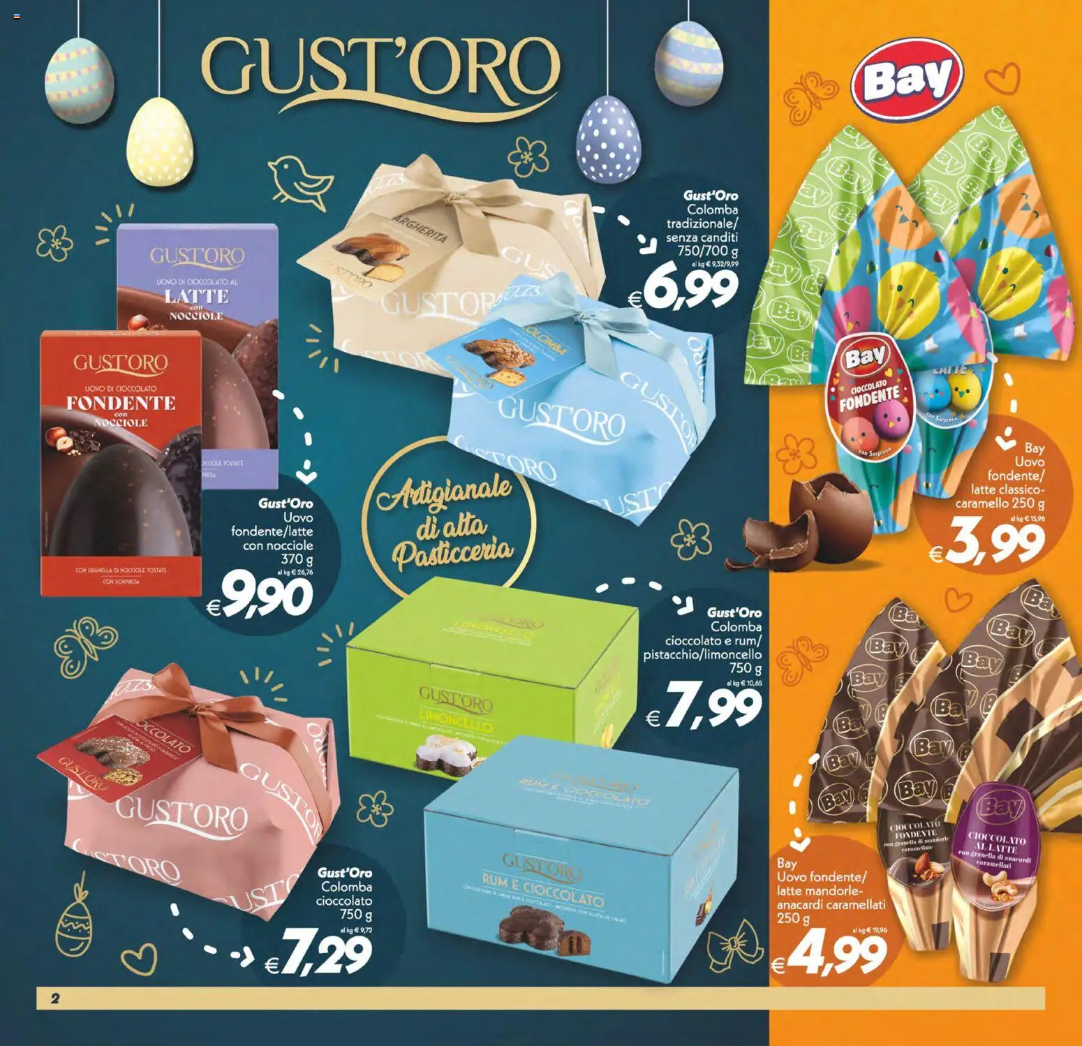 Volantino SuperConveniente del 27.03.2026 | Pagina: 2 | Prodotti: Cioccolato, Latte, Mandorle, Rum