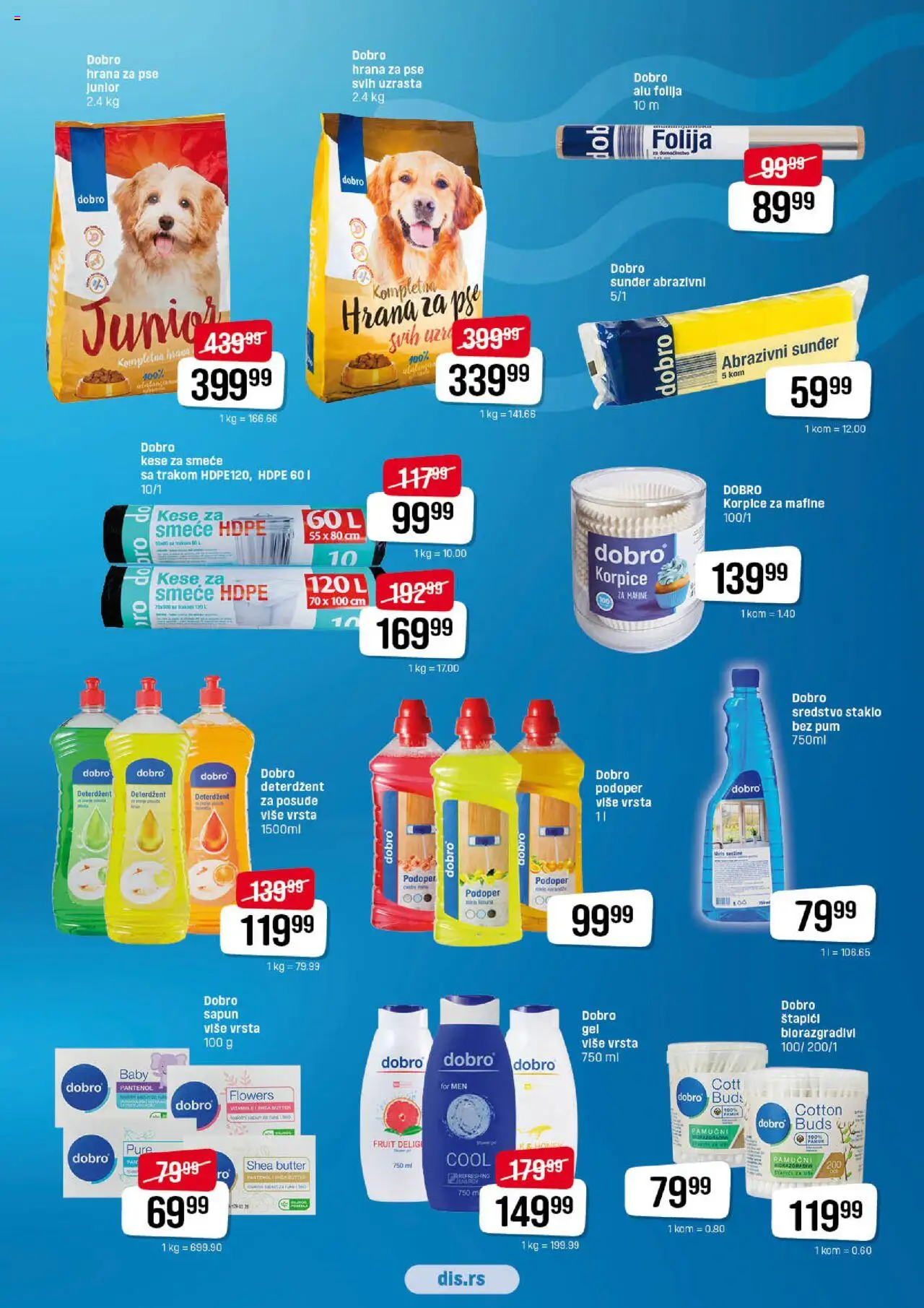 DIS katalog - važi od 03.07.2025 | Strana: 19 | Proizvode: Deterdžent, Hrana za pse, Miris, Sapun