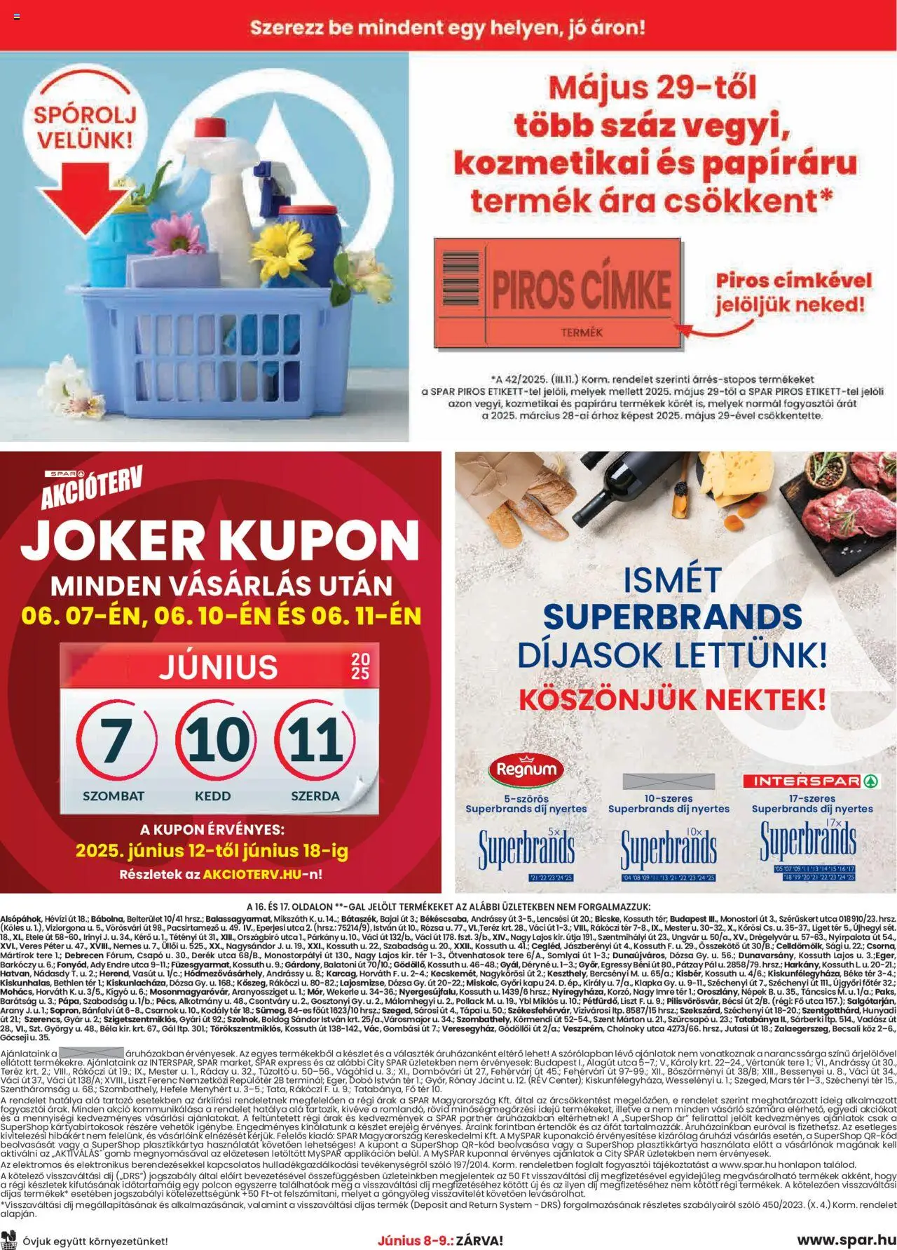 Spar akciós ujság - amely érvényes a következő dátumtól: 05.06.2025 | Oldal: 19 | Termékek: Szőlő, Kapu
