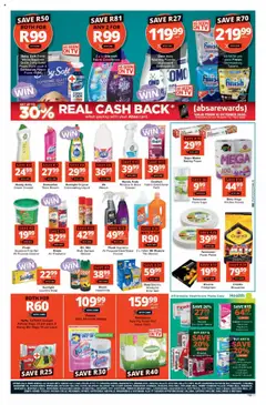 Checkers specials catalogue – valid from 20.10.2025 | Page: 11 | Products: Bleach, Refuse bags, Stain remover, Detergent