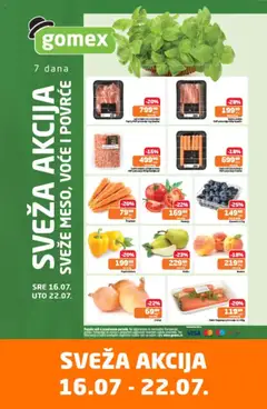 Gomex katalog - sveža akcija - pregled Gomex kataloga - važi od 16.07.2025
