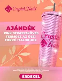 Crystal Nails Ajándék - amely érvényes a következő dátumtól: 03.10.2025