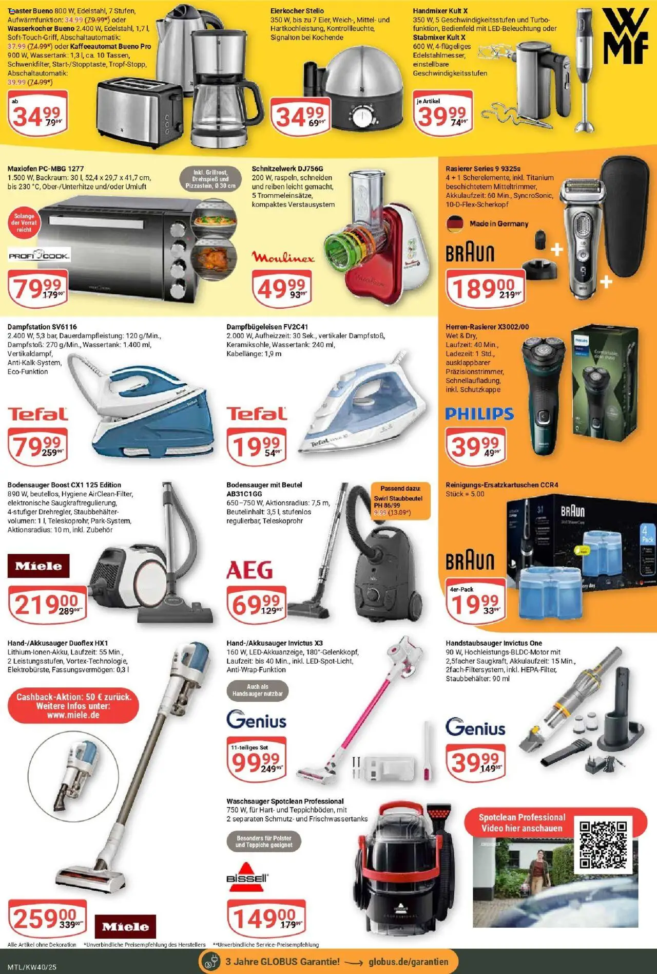 Globus prospekt Maintal-Dörnigheim	 – gültig ab 28.09.2025 | Seite: 24 | Produkte: Philips, Wasserkocher, Handmixer, Eierkocher