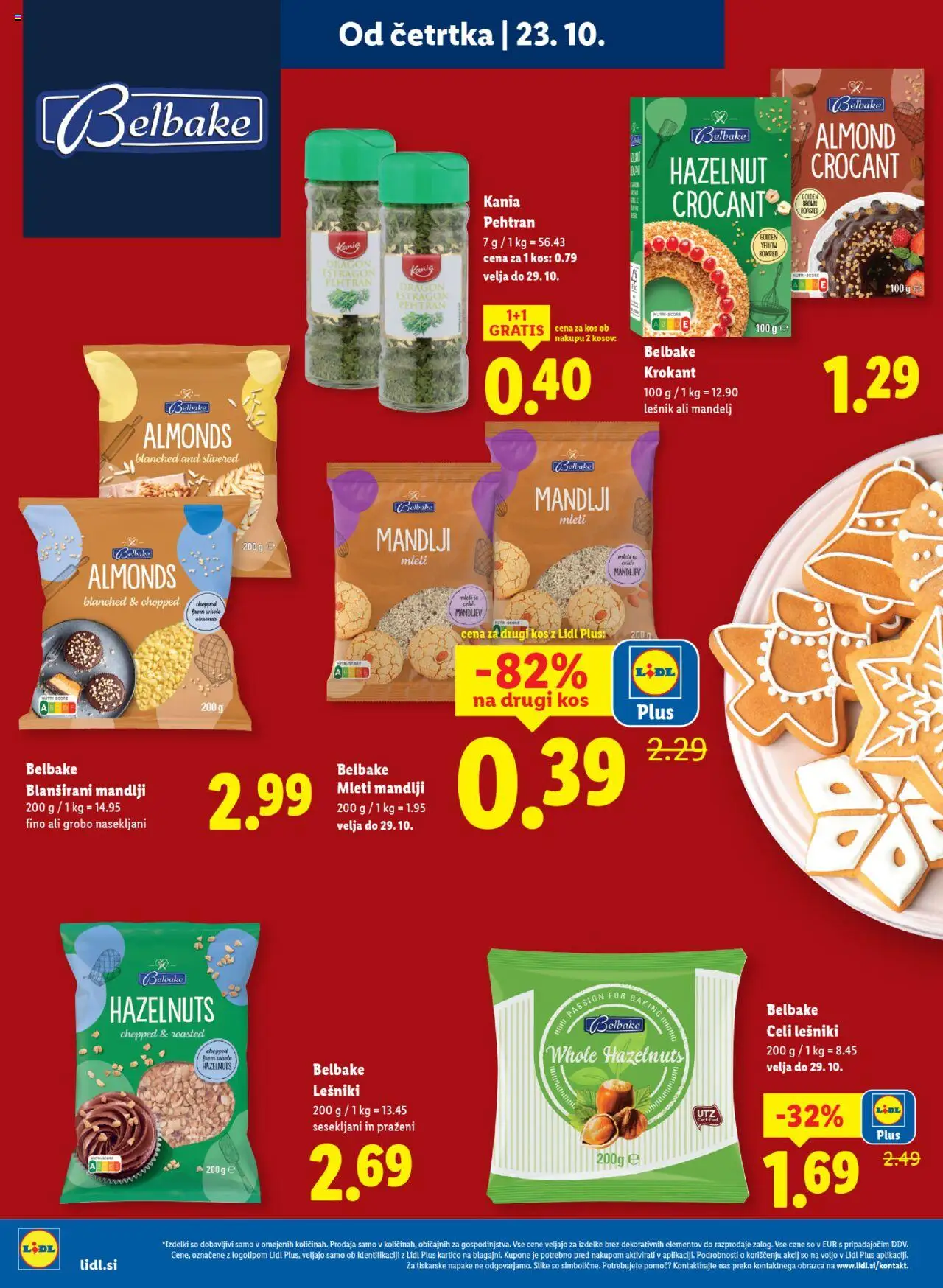 Novi Lidl katalog ponudbe – veljaven od 23.10.2025 | Stran: 16 | Izdelki: Mandlji, Kos
