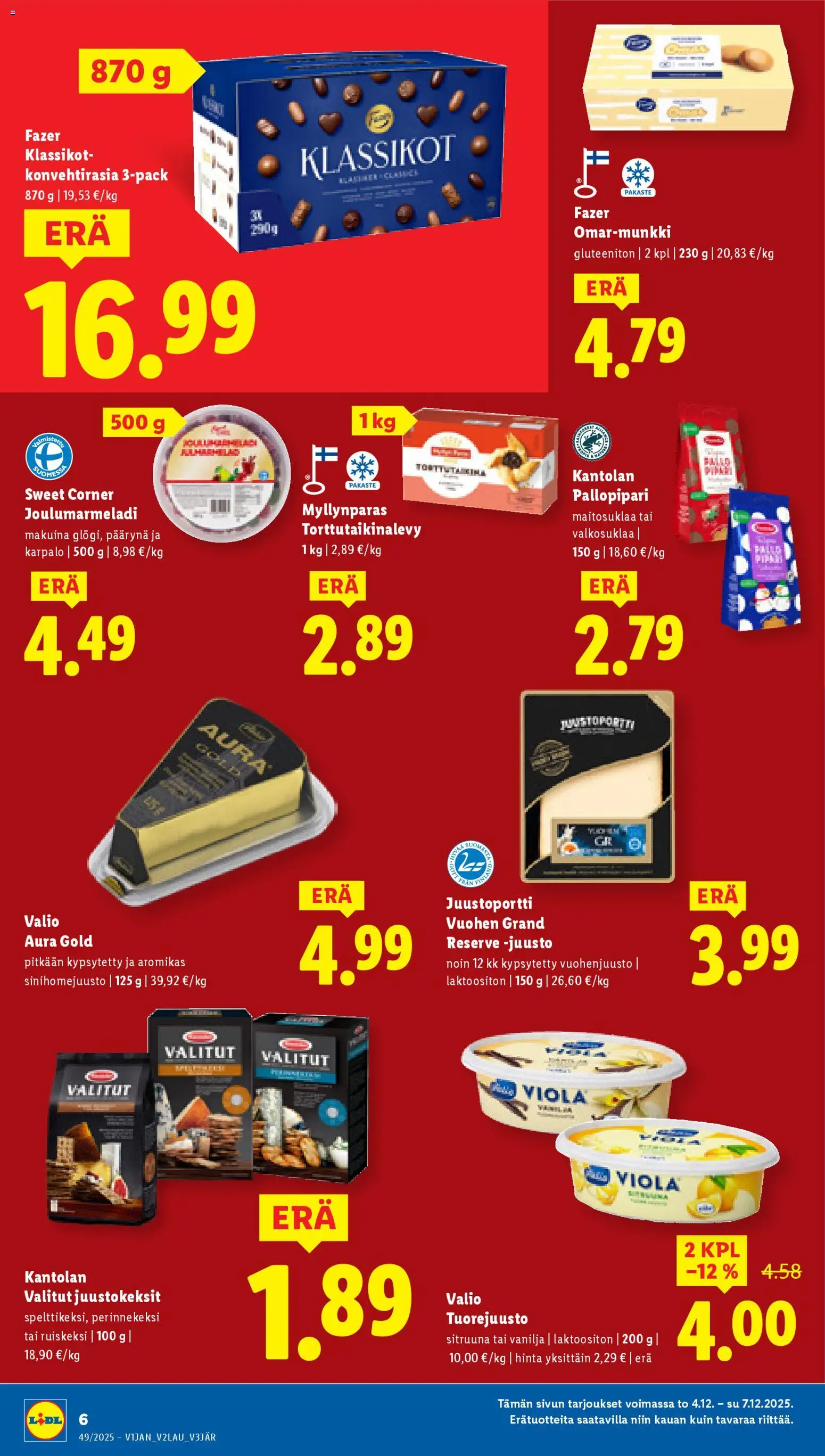 Lidl tarjoukset - Helsinki – voimassa 04.12.2025 alkaen | Sivu: 6