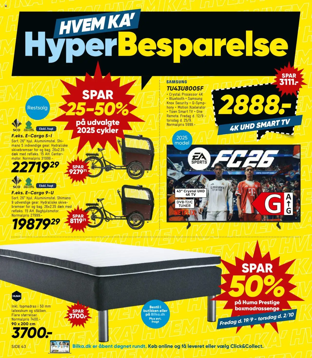 Bilka tilbudsavis – gyldig fra 19.09.2025 | Side: 6 | Produkter: Processor, Smart TV, TV