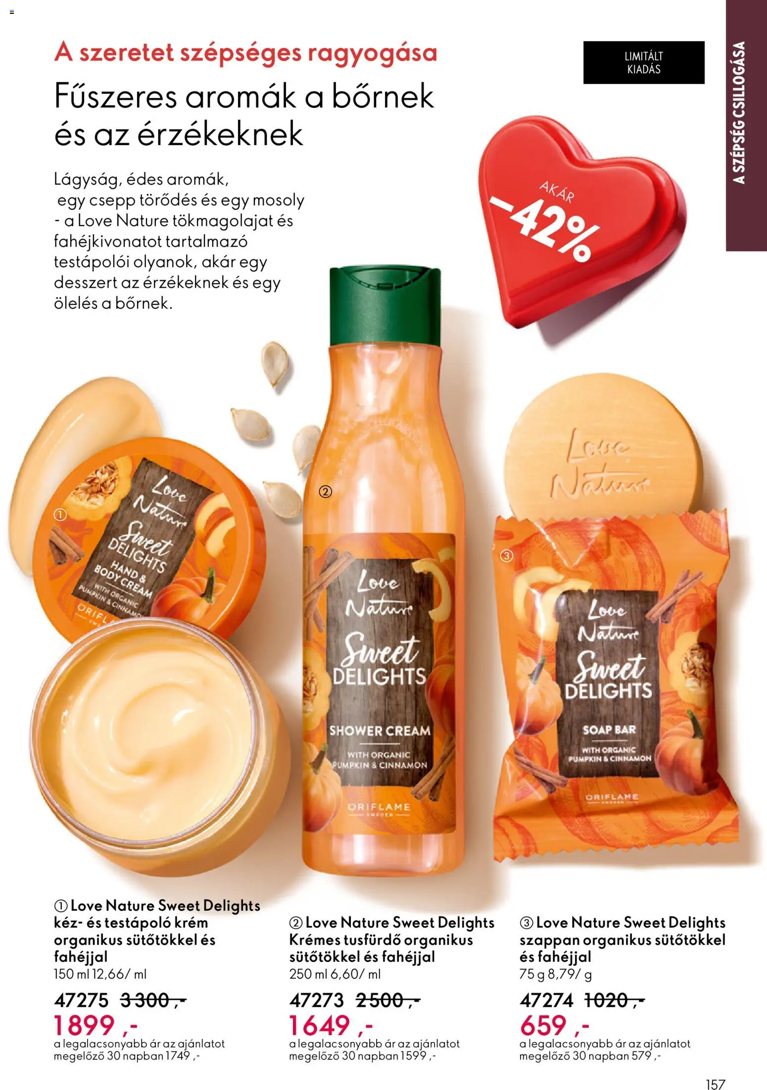 Oriflame akciós ujság - amely érvényes a következő dátumtól: 21.01.2026 | Oldal: 157 | Termékek: Body, Testápoló, Szappan, Tusfürdő