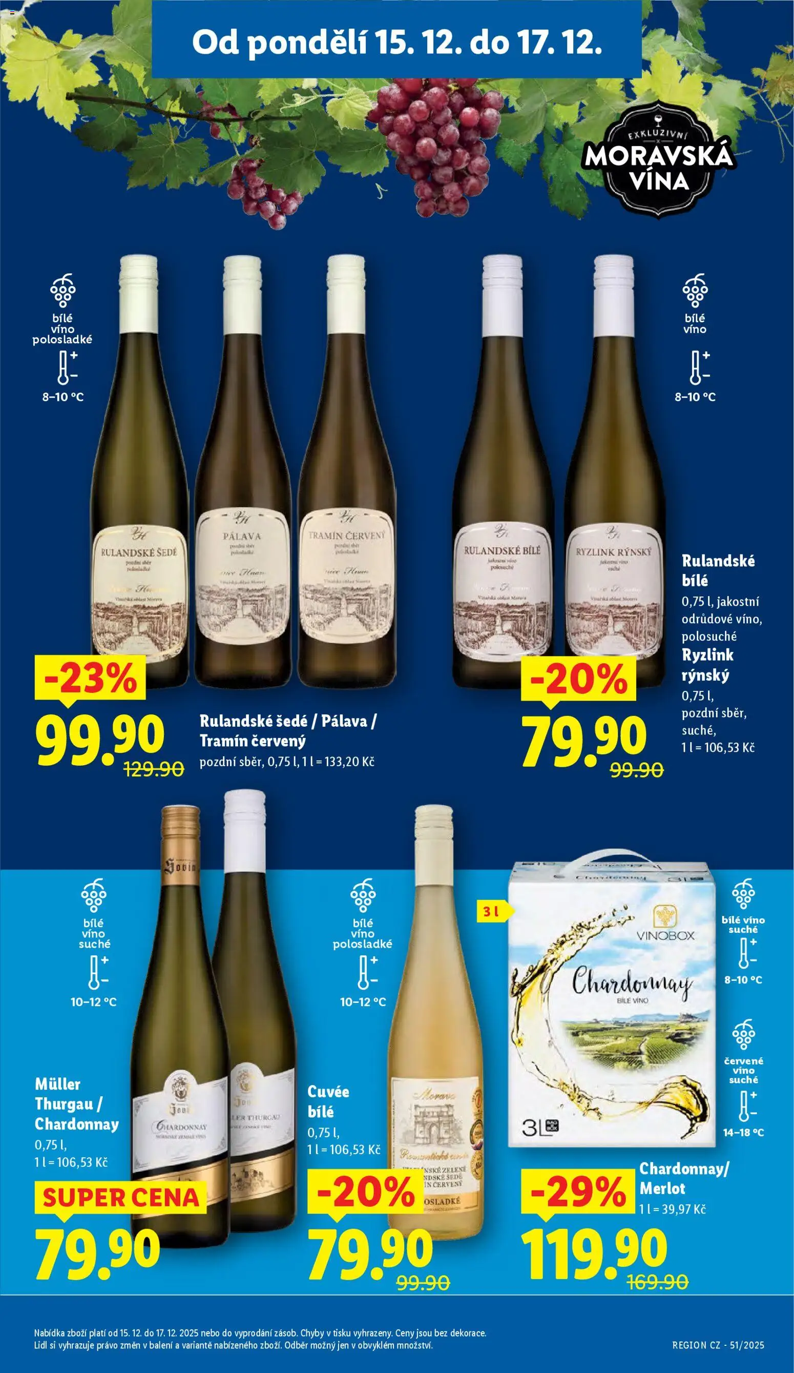 Lidl leták od 15.12.2025 | Strana: 31 | Produkty: Bílé víno, Víno, Merlot, Polosladké víno