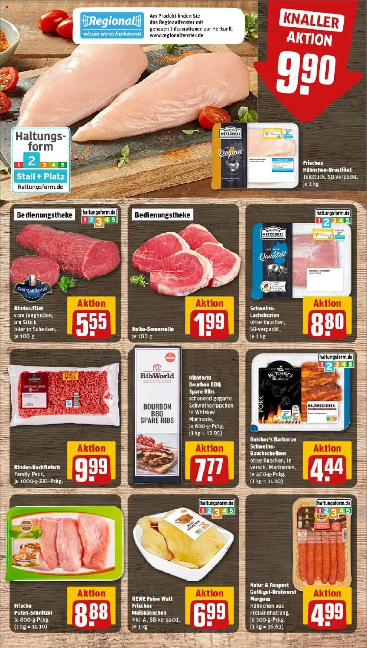 Rewe prospekt Koblenz-Karthause	 - gültig ab dem 20.07.2025 | Seite: 8 | Produkte: Hahnchen, Spare ribs, Bourbon, Whiskey