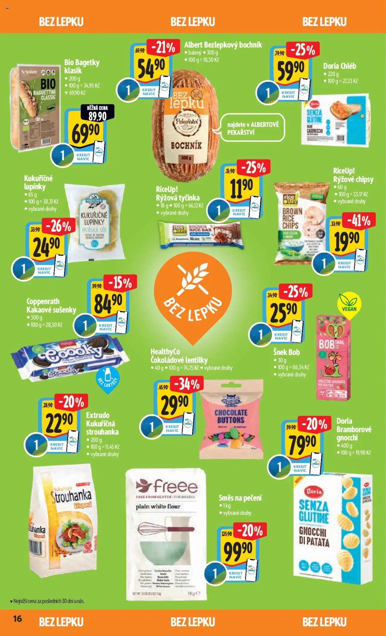 Albert leták - Hypermarket od 16.07.2025 | Strana: 24 | Produkty: Kukuřičné lupínky, Chléb, Chipsy, Rýžové chipsy