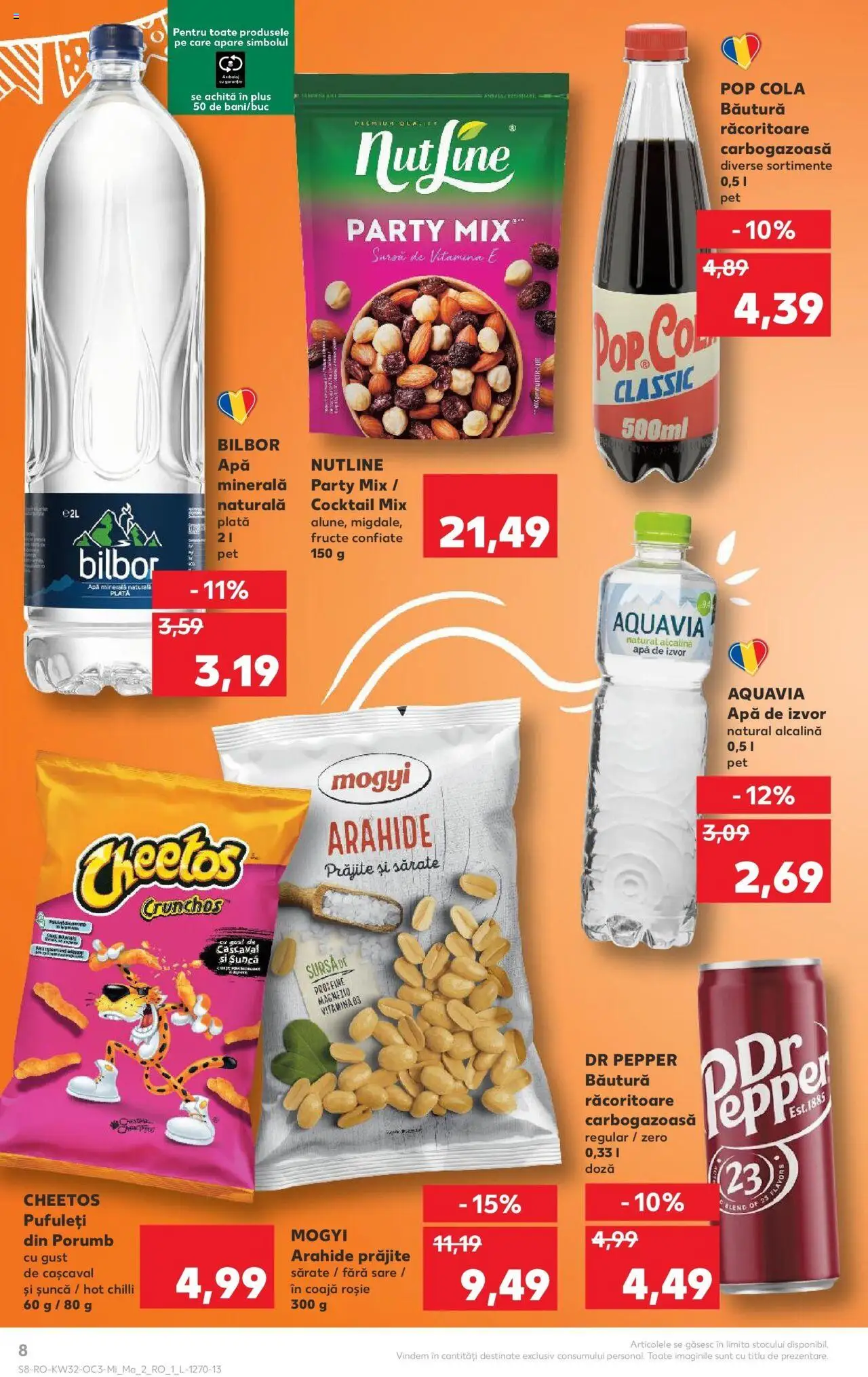 Catalog Kaufland - Arad – valabil de la 06.08.2025 | Pagină: 8 | Produse: Cașcaval, Pufuleți, Cocktail, Porumb