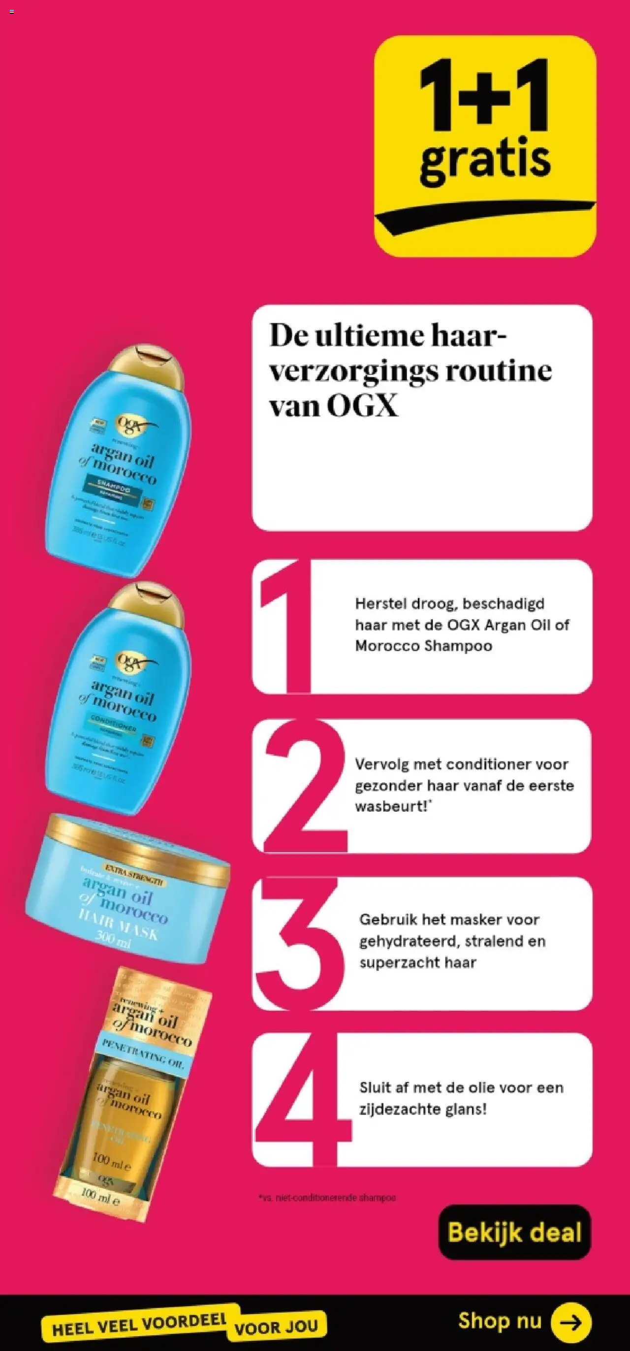  | Pagina: 50 | Producten: Olie, Shampoo, Conditioner, Masker