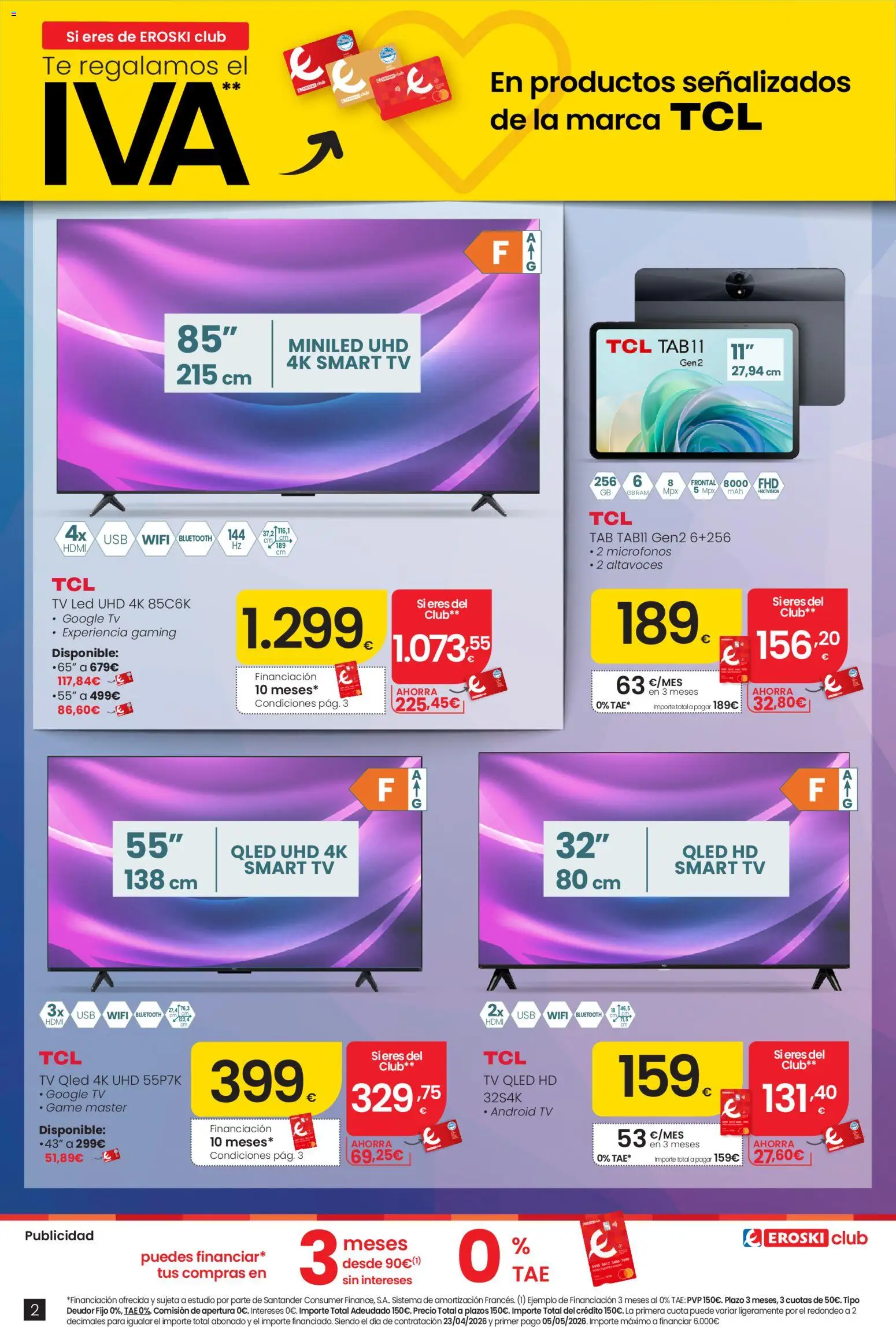 Eroski Qué tecno │ válido desde el 23.04.2026 | Página: 2 | Productos: Té, Altavoces