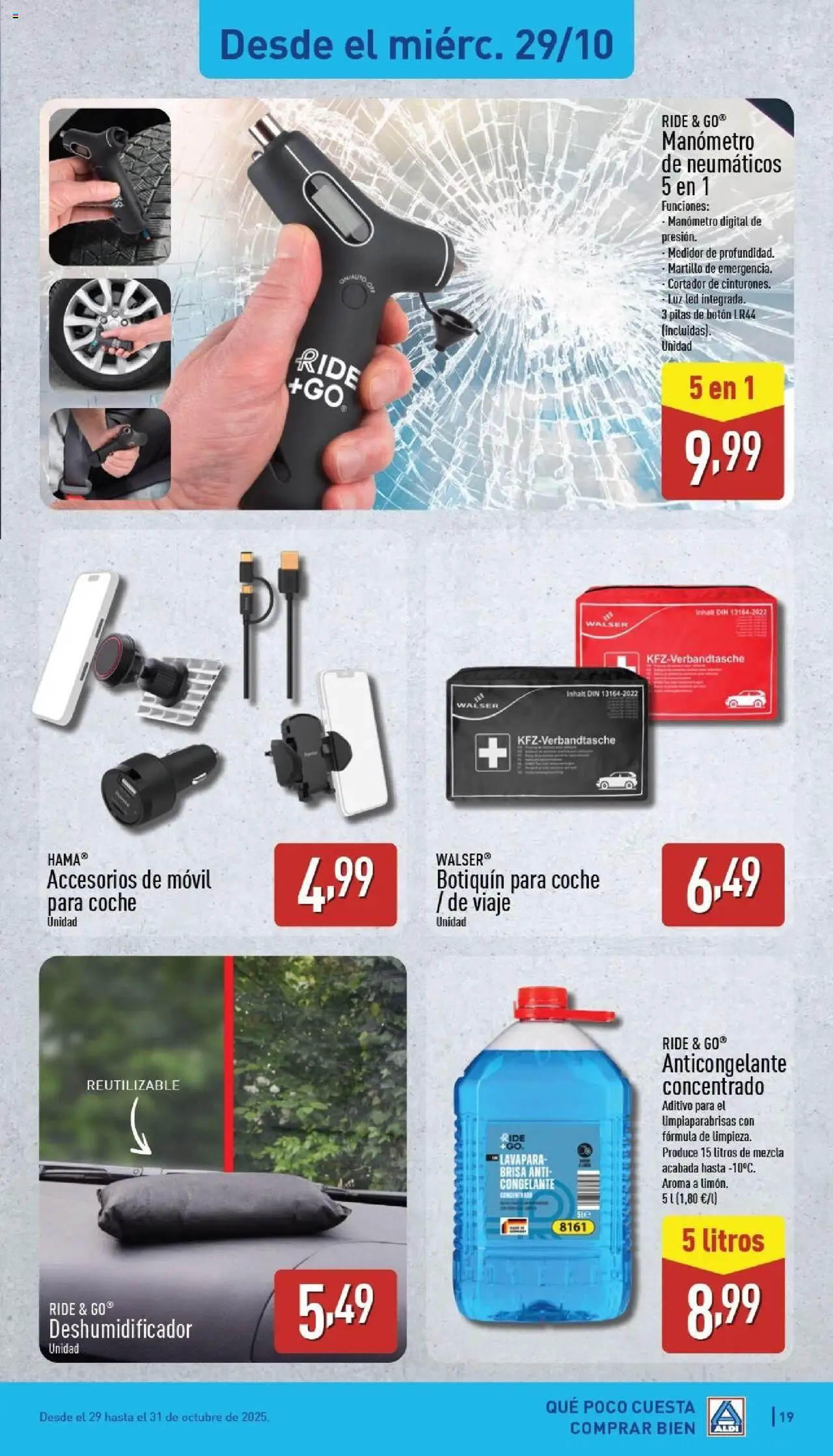 Aldi folleto Baleares │ válido desde el 27.10.2025 | Página: 19 | Productos: Manómetro