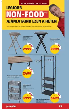 PENNY akciós ujság - amely érvényes a következő dátumtól: 17.07.2025 | Oldal: 32 | Termékek: Laptop, Cipőtartó, Ruha