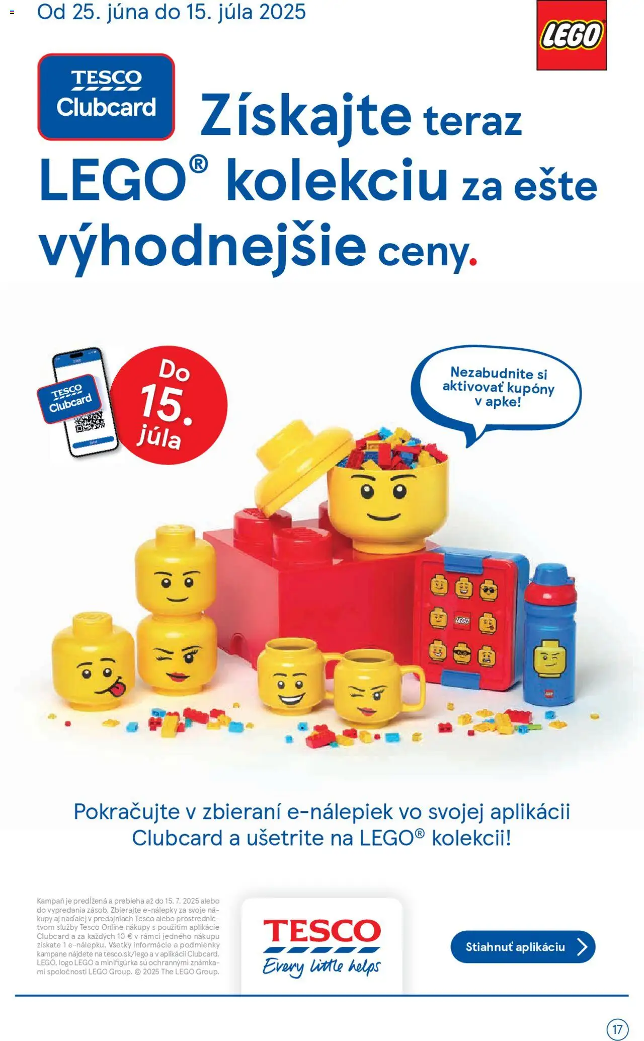 Tesco Hypermarket - leták │ platný od 25.06.2025 | Strana: 17 | Produkty: LEGO