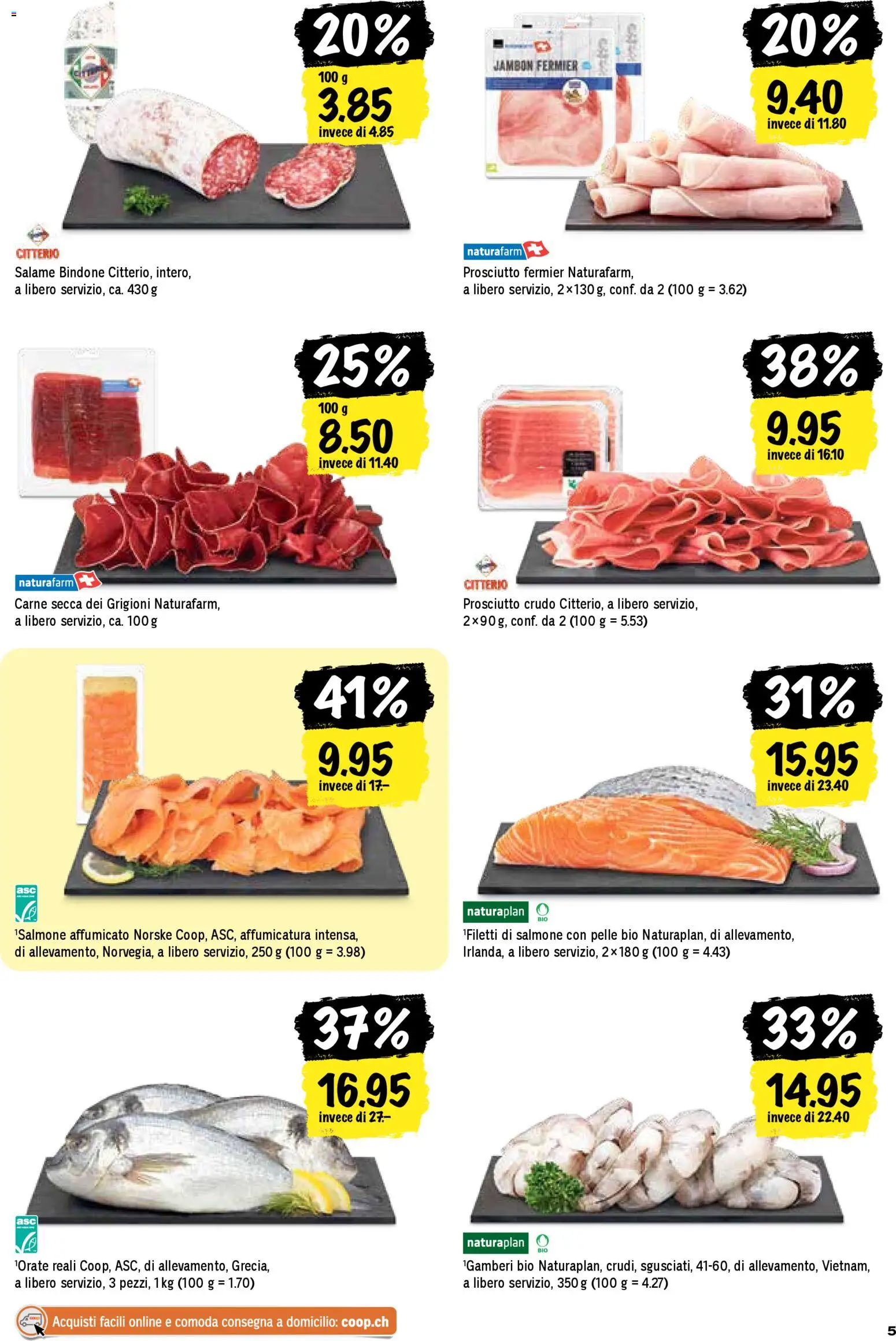 Coop - Una settimana di azioni – gültig ab 27.11.2025 | Seite: 5 | Produkte: Salami