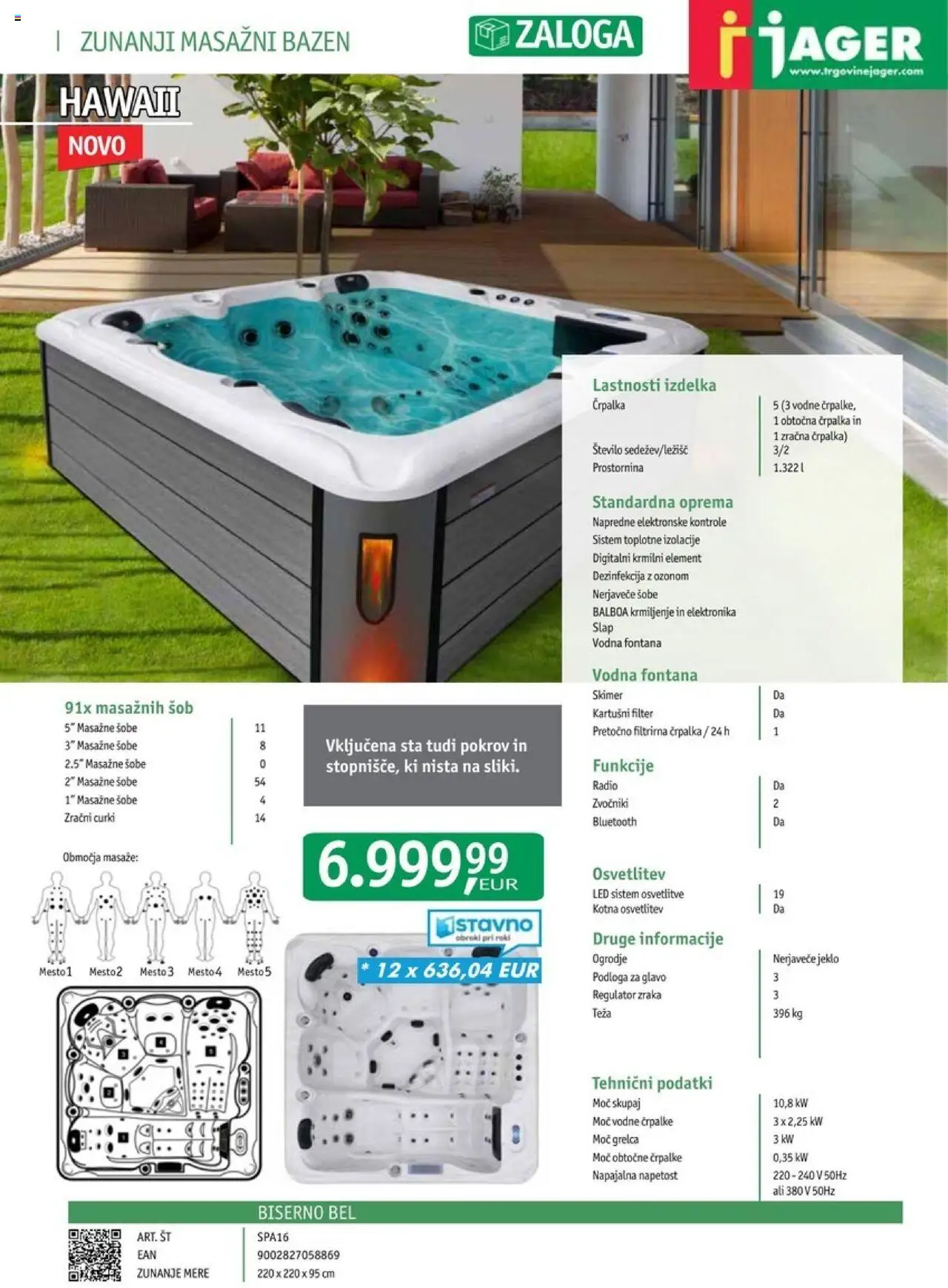 Novi Jager katalog ponudbe – veljaven od 18.11.2024 | Stran: 36 | Izdelki: Bazen, Teza, Masažni bazen, Podloga